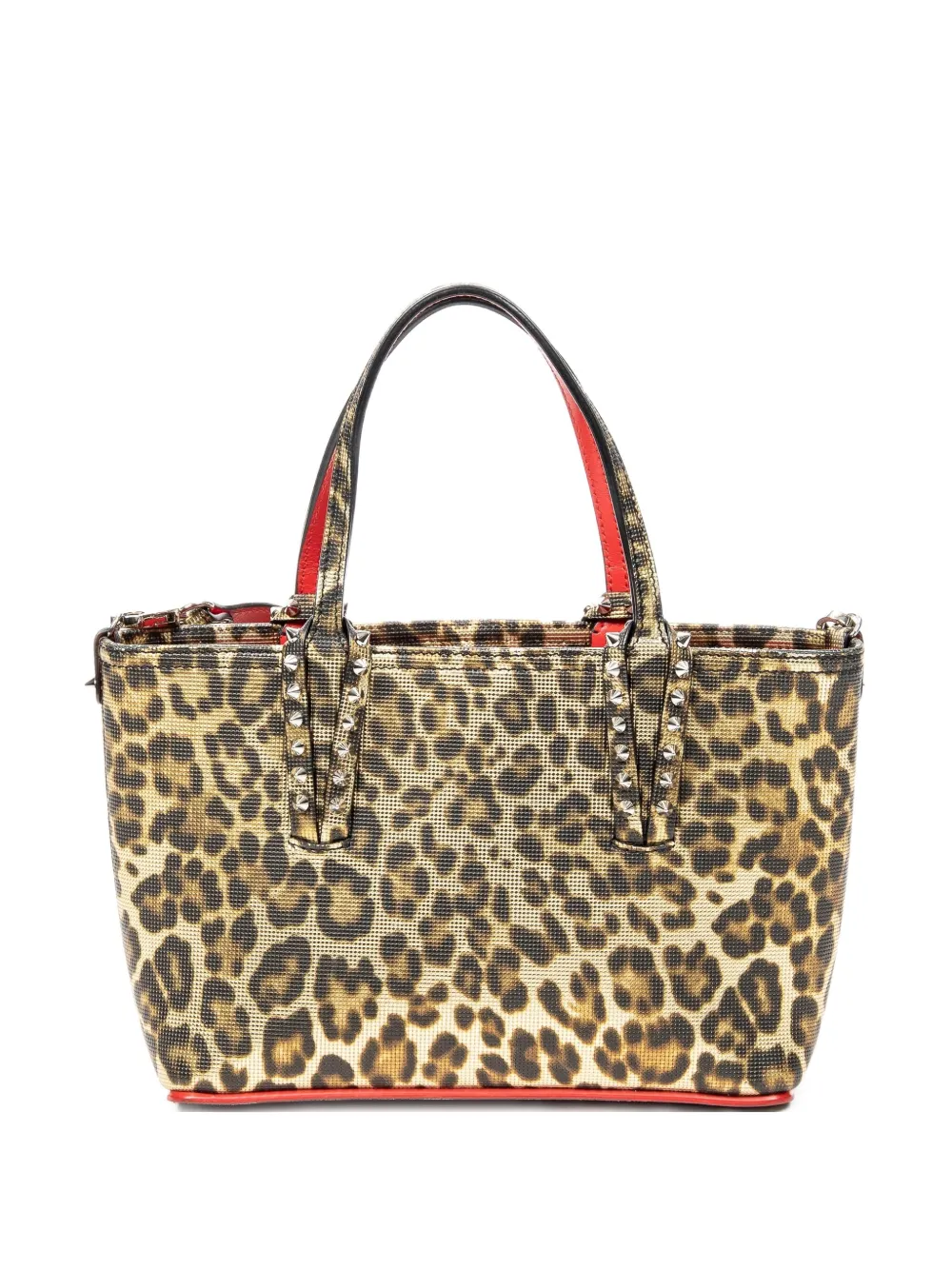 Christian Louboutin Pre-Owned leopard-print Cabata tote bag | Brown | Image 1