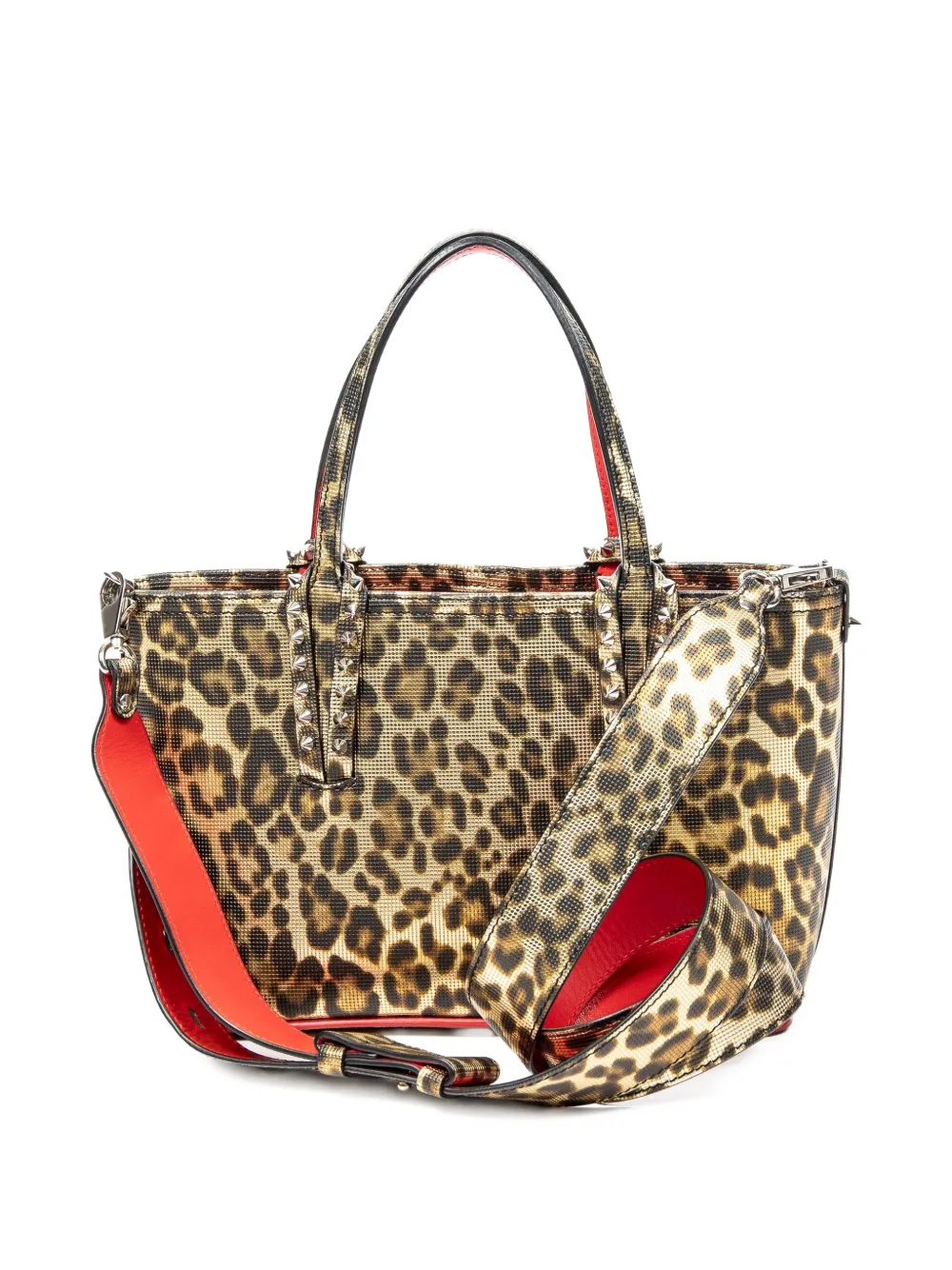 Christian Louboutin Pre-Owned leopard-print Cabata tote bag | Image 2
