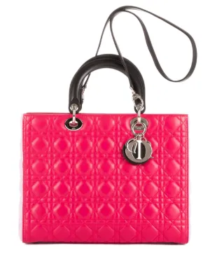 Christian Dior Pre-Owned 2020s レディ ディオール カナージュ