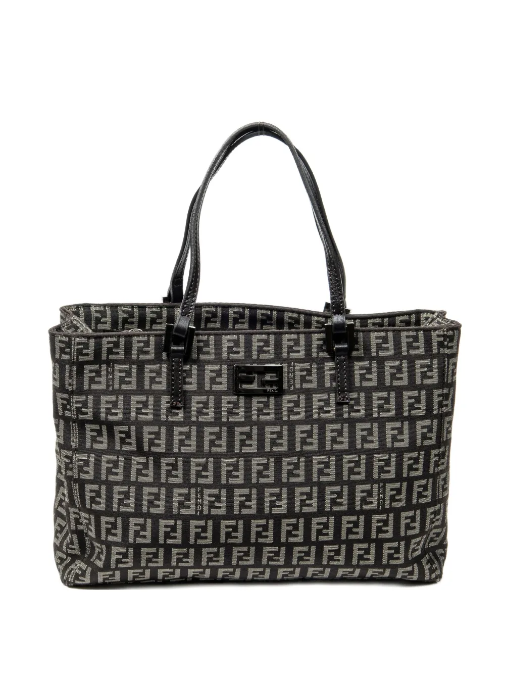 Fendi Pre-Owned Borsa tote con motivo FF - Marrone