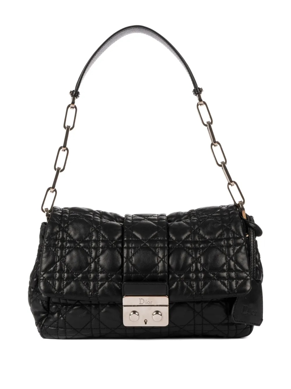 Christian Dior Pre-Owned Borsa a spalla New Lock Cannage - Nero