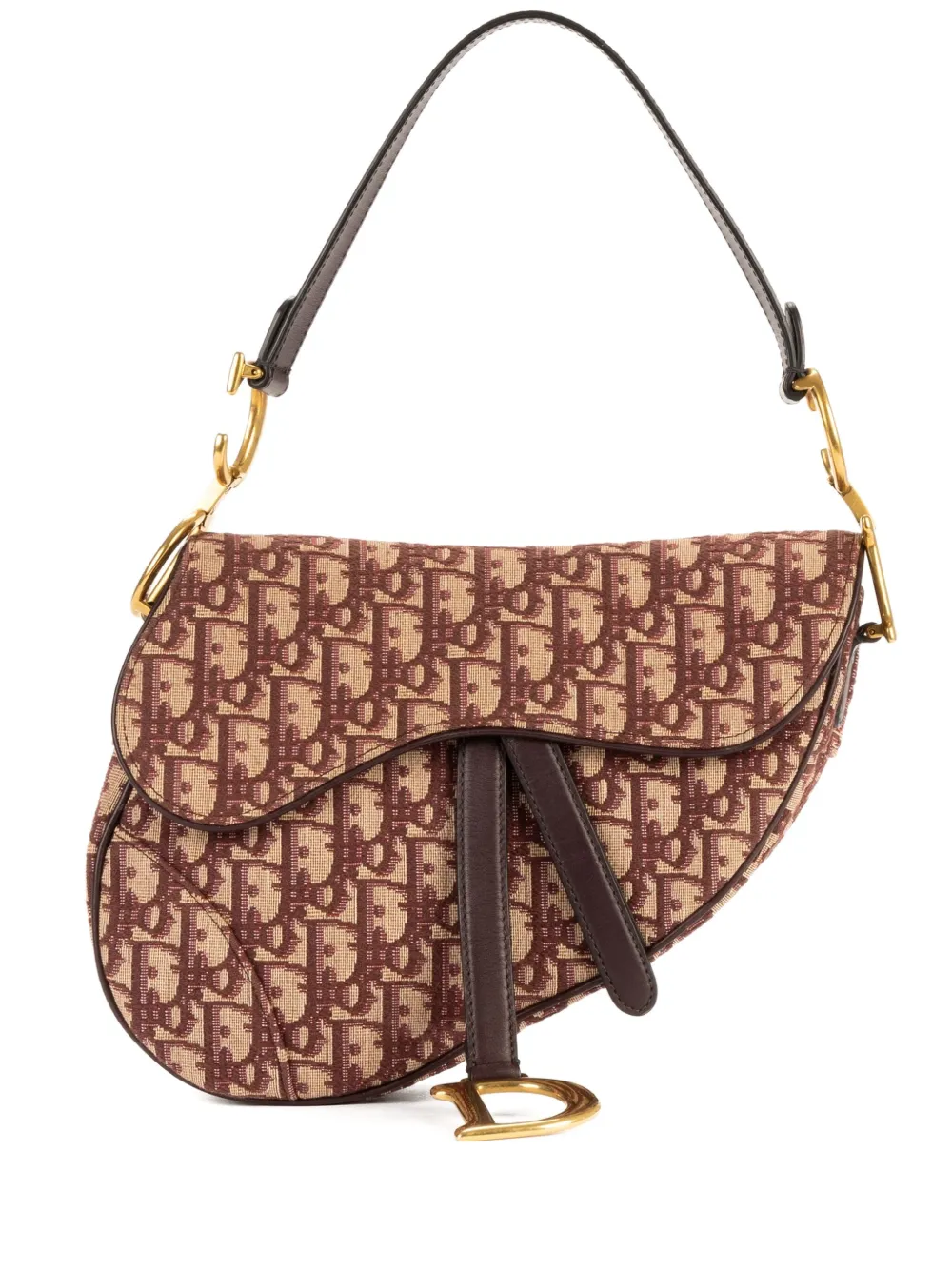 Christian Dior Pre-Owned Borsa a spalla Saddle - Toni neutri