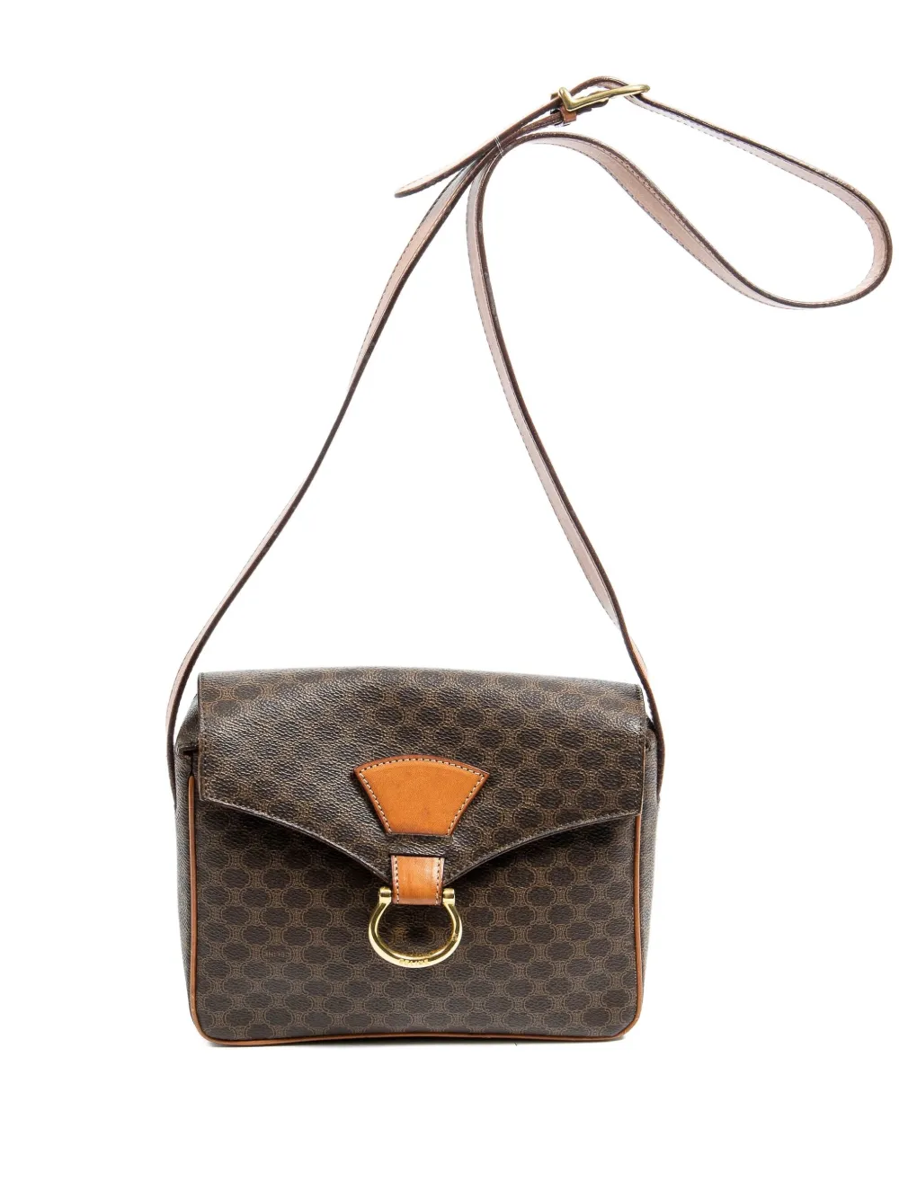 Celine Pre-Owned macadam-print shoulder bag | Brown | Image 1