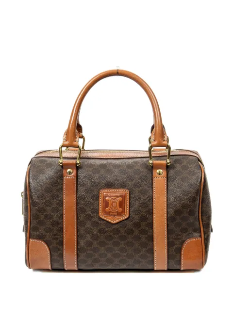 Celine Pre-Owned 1990s Macadam-print top-handle bag