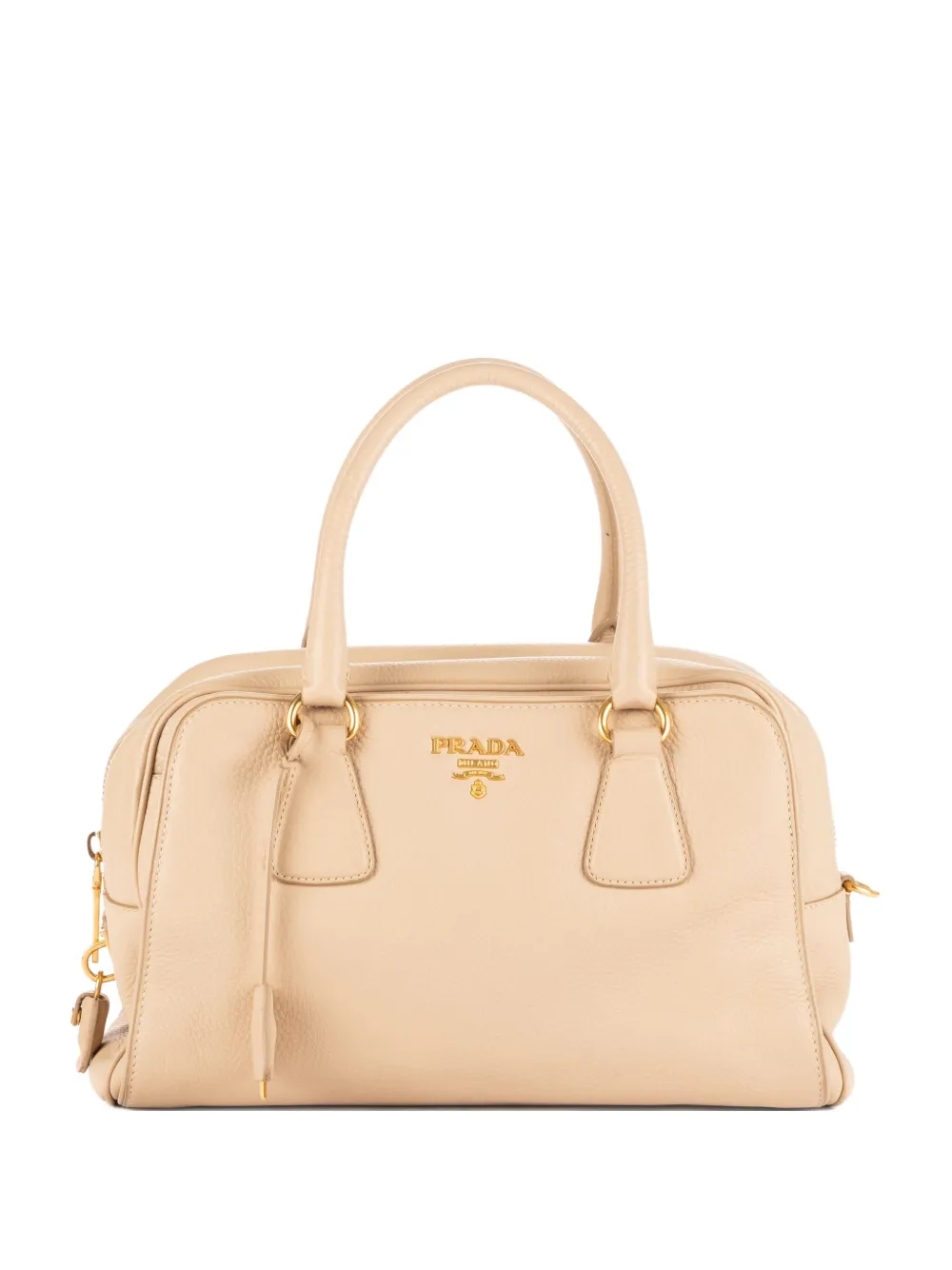 Prada Pre-Owned 2000s Tasche mit Reißverschluss - Nude