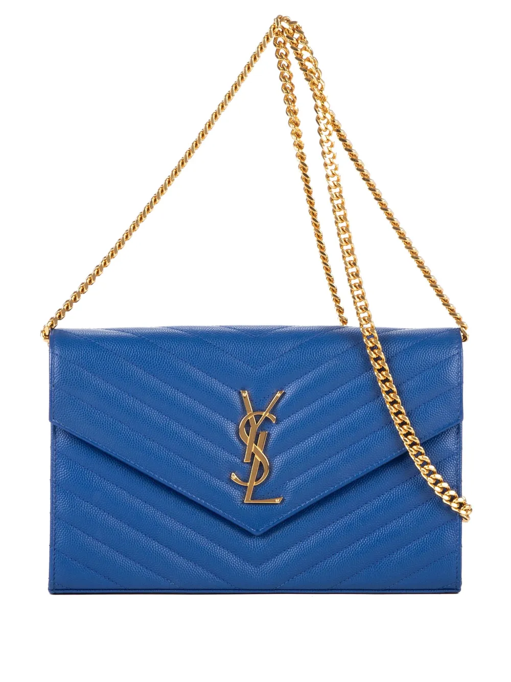 Saint Laurent Pre-Owned Borsa a tracolla trapuntata - Blu