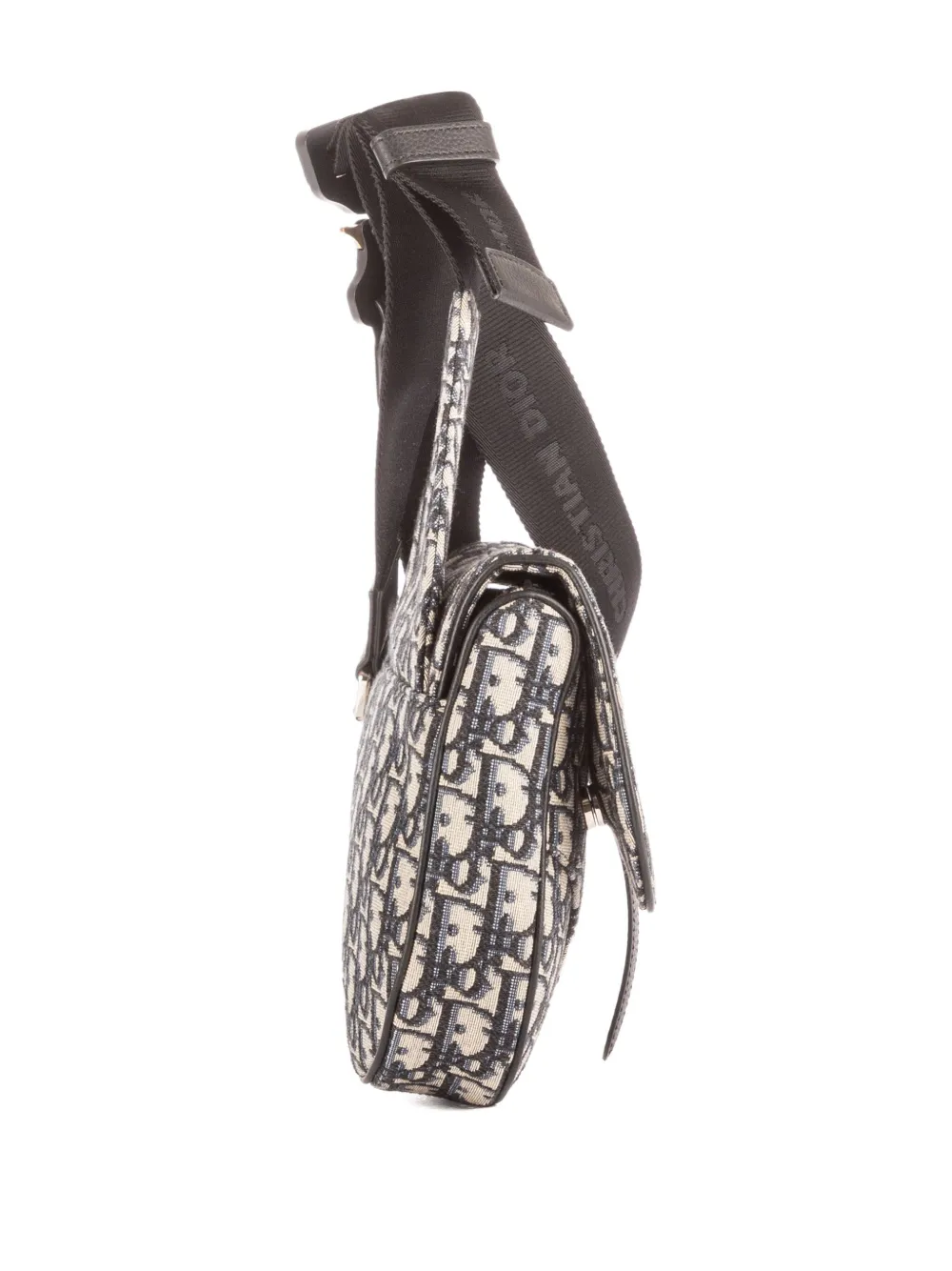 Dior Pre-owned Oblique Saddle Cross Body Bag in Brown, view 3