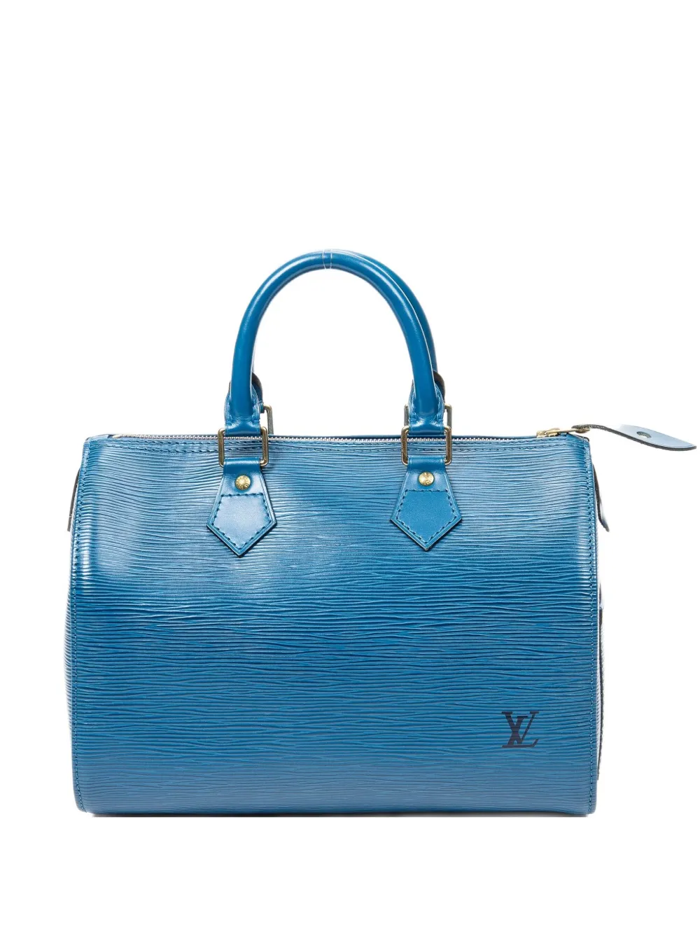Louis Vuitton Pre-Owned Borsa tote Speedy 25 goffrata - Blu