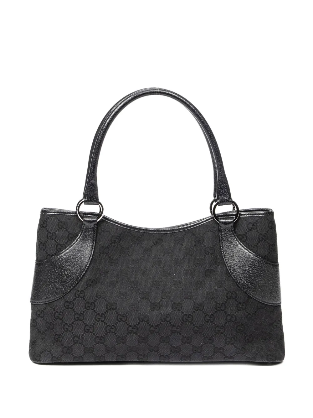 Gucci Pre-Owned Borsa a spalla con monogramma GG - Nero
