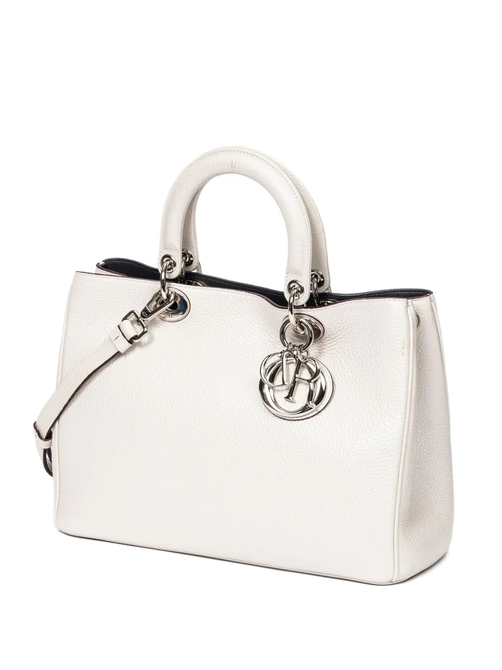 Christian Dior Pre-Owned Borsa a spalla con manico anni 2000 - Bianco