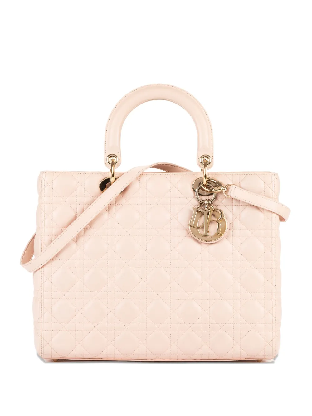 Christian Dior Pre-Owned 2010 Lady Dior Cannage handbag - Pink