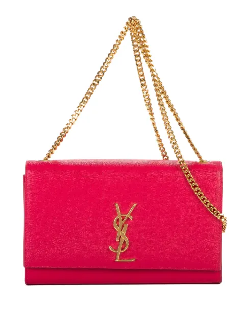Saint Laurent Pre-Owned logo-plaque cross-body bag