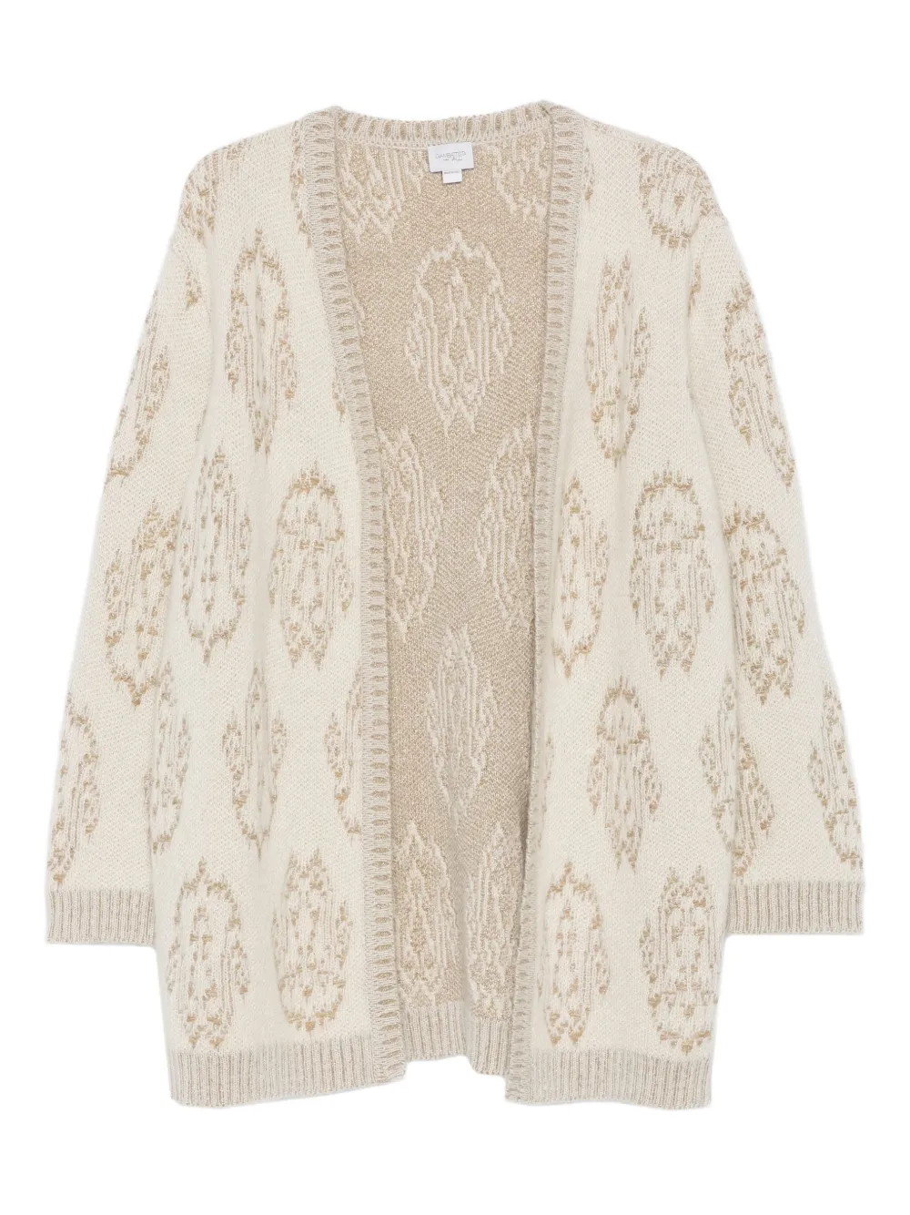 Giambattista Valli geometric-pattern cardigan | Neutrals | Image 1