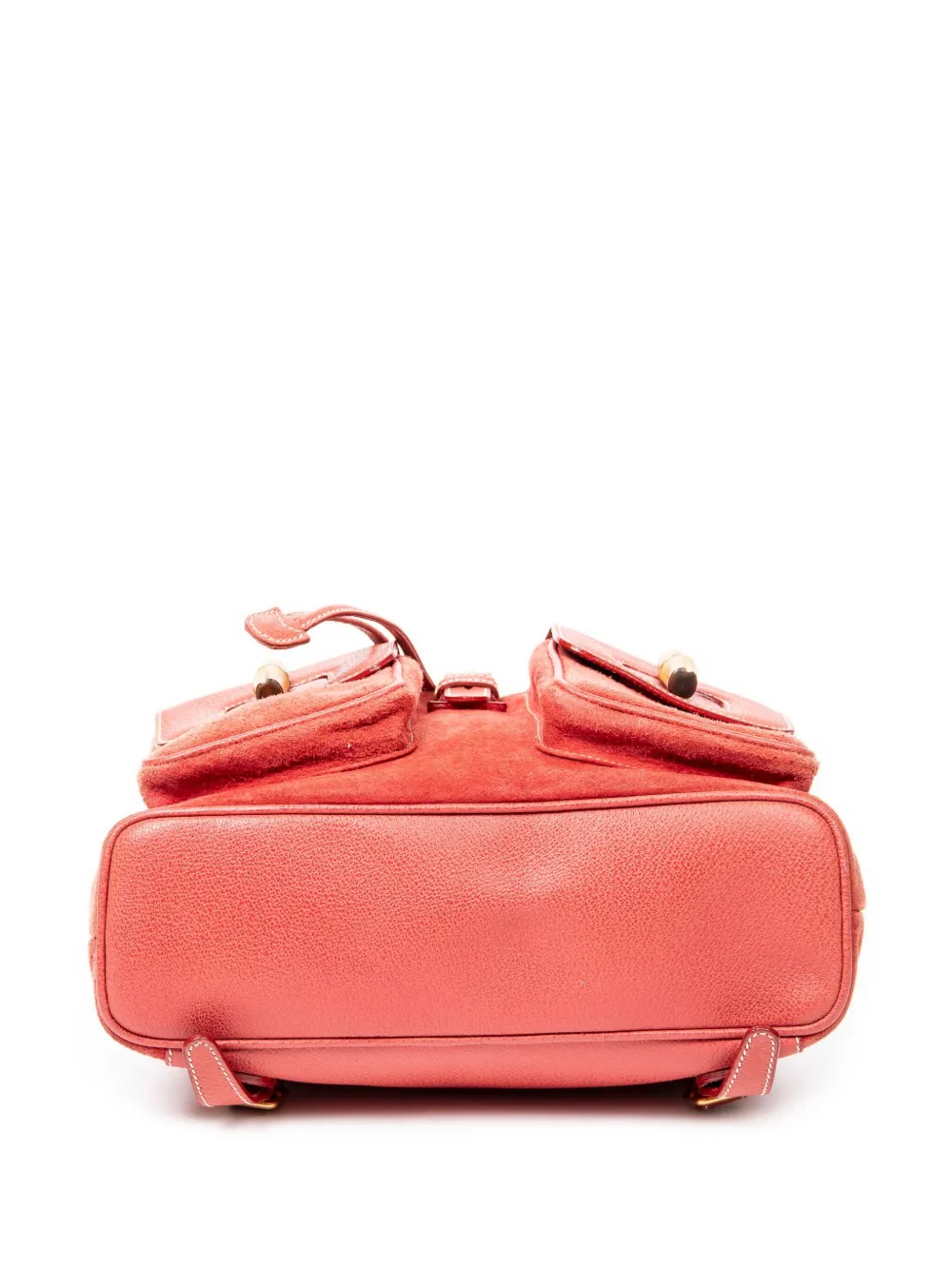  Gucci Pre-owned Sac à Dos à Anse En Bambou - Orange 