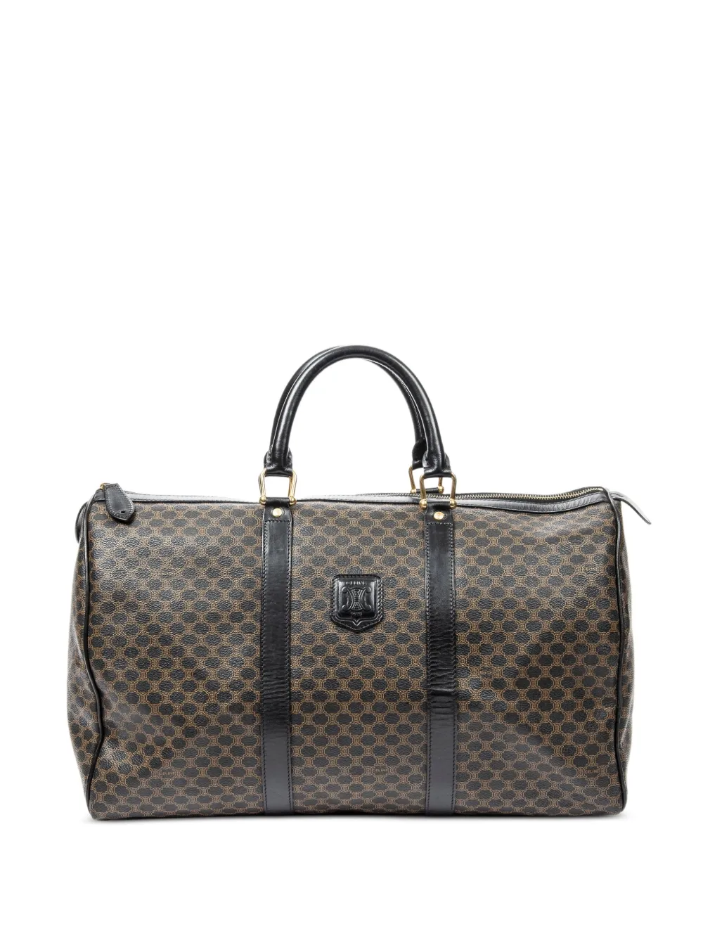 Celine Pre-Owned Macadam-print duffle bag | Brown | Image 1