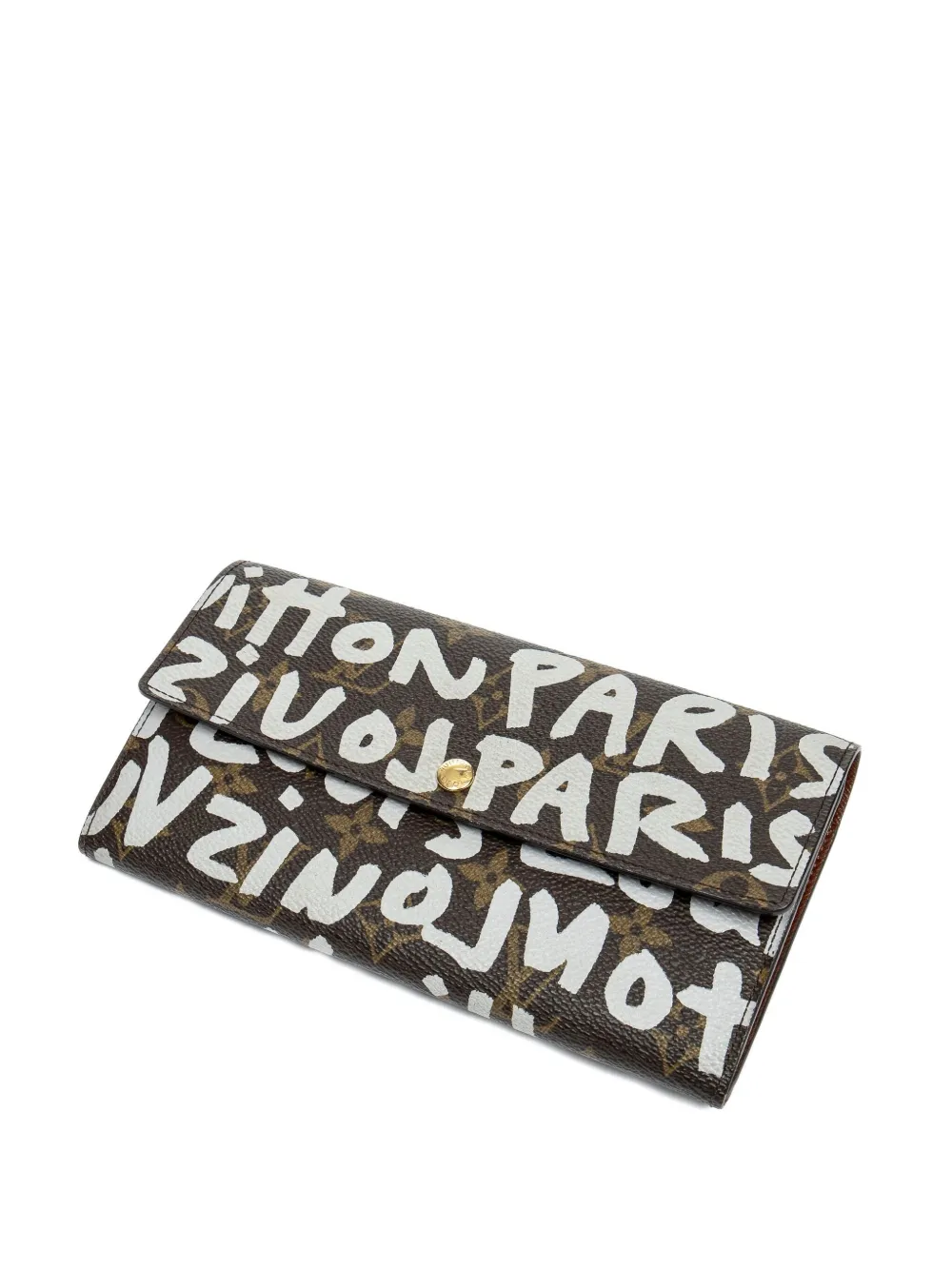 Louis Vuitton Pre-Owned cartera Graffiti en colaboración con Stephen Sprouse 2001 | marrón | Image 1