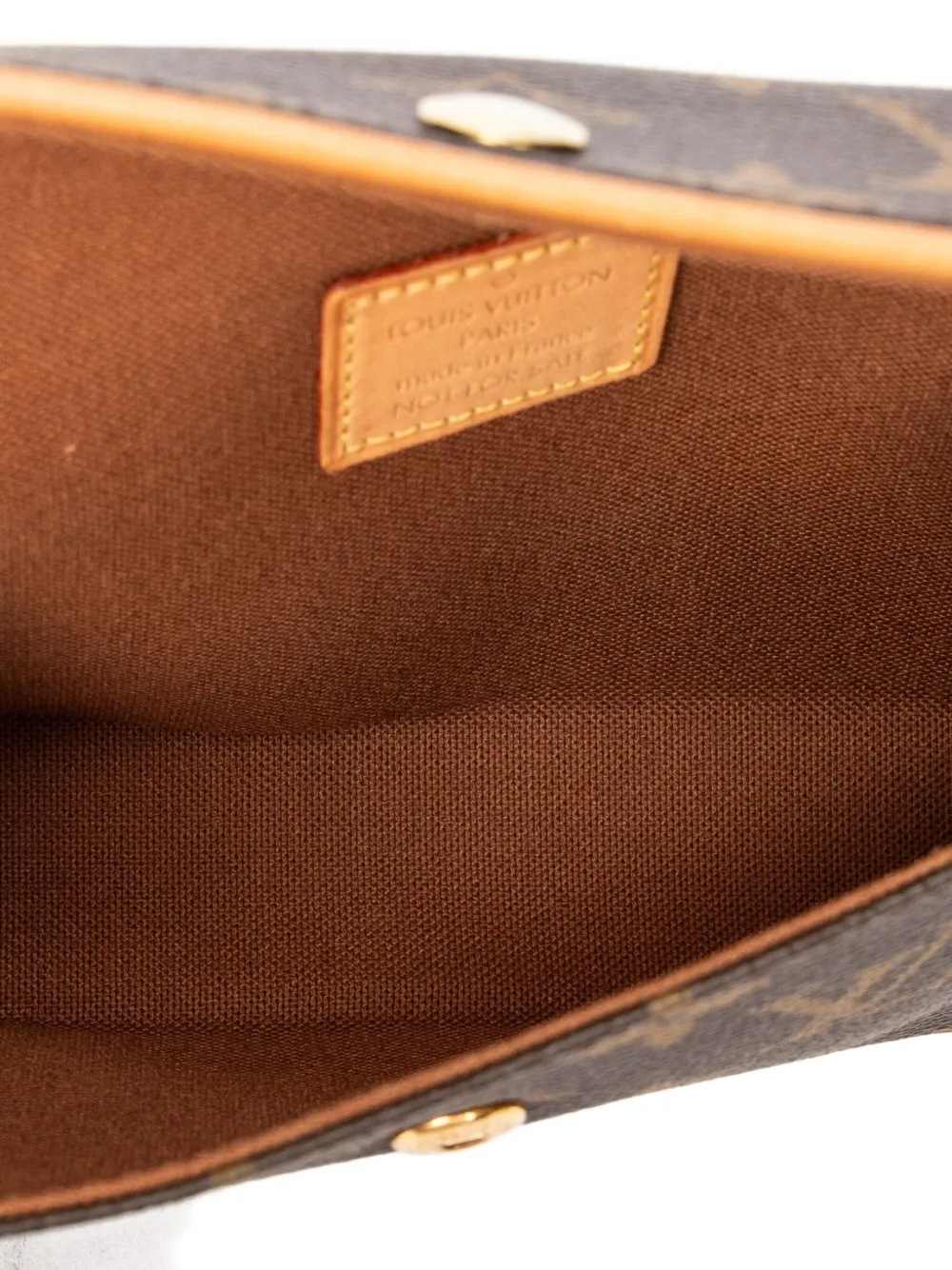Louis Vuitton Pre-Owned 2004 Florentine canvas heuptas met monogram Bruin