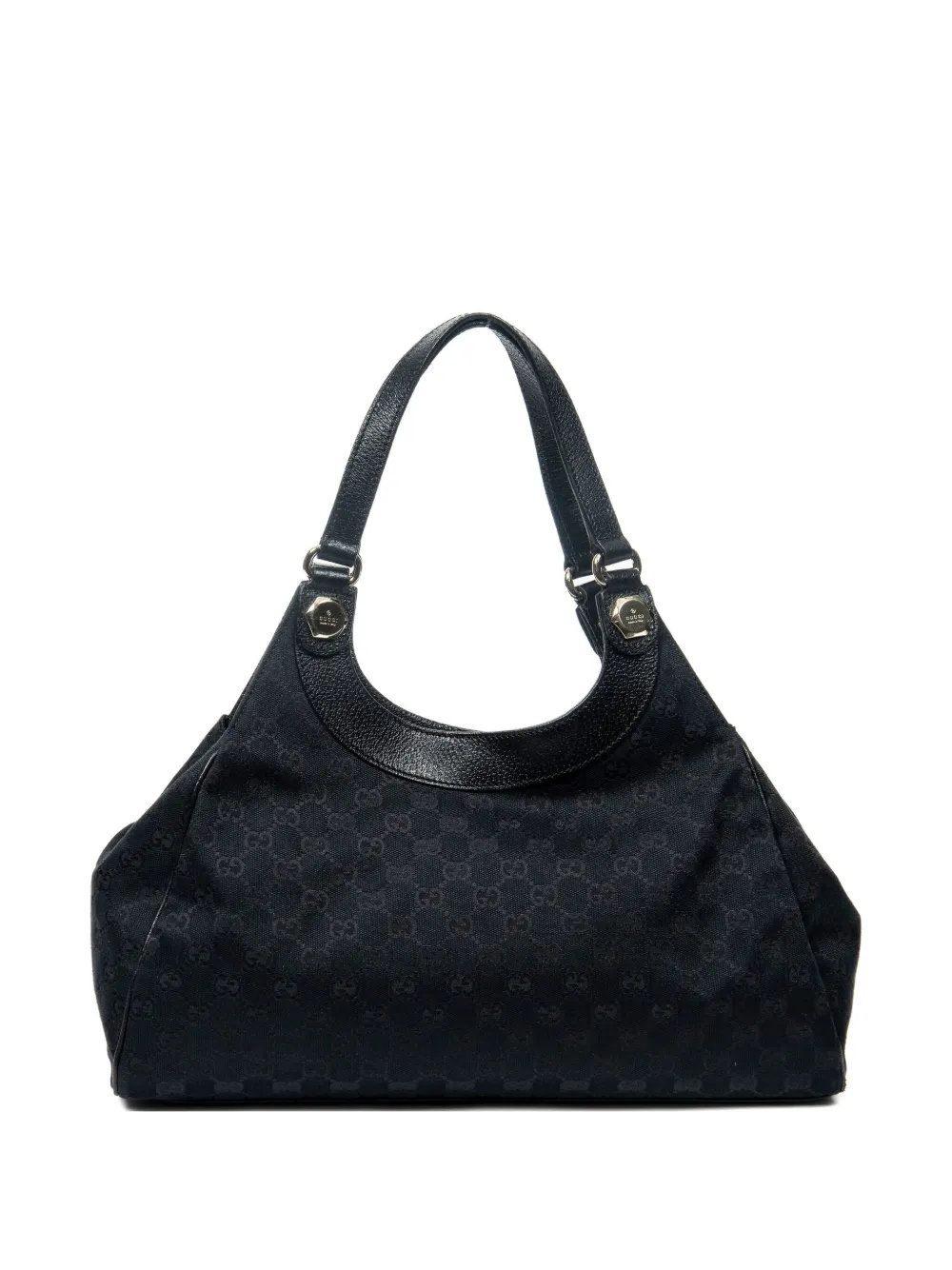 Gucci Pre-Owned Borsa a spalla Charmy GG media - Nero