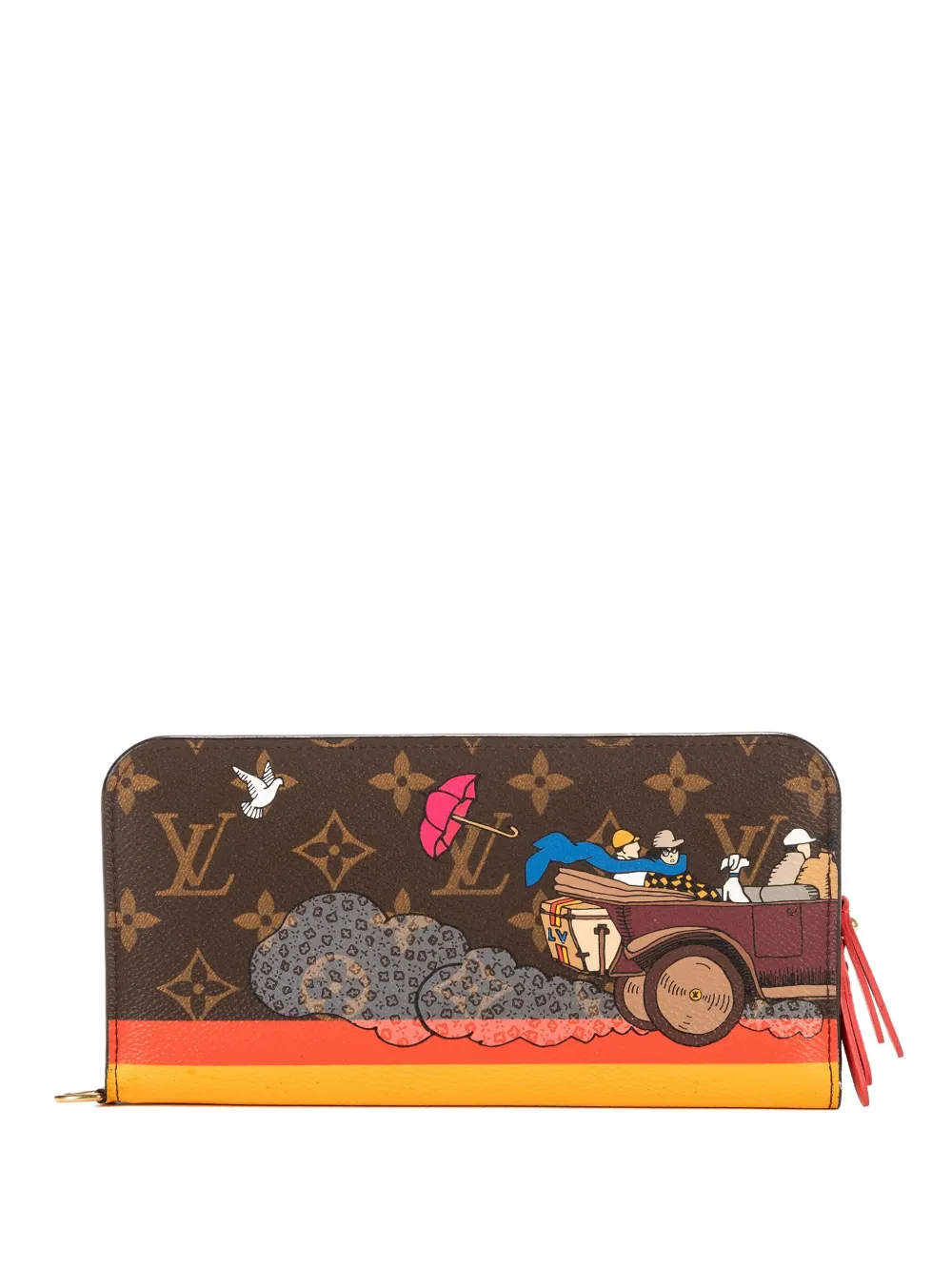 Louis Vuitton Pre-Owned monogram-pattern zip-around wallet | Brown | Image 1