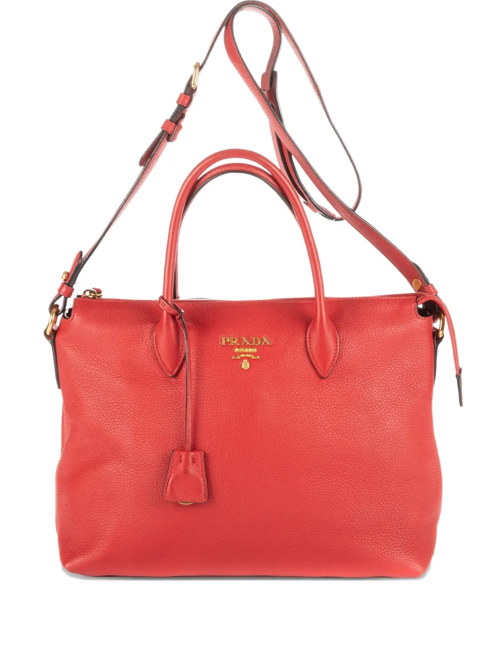 Prada Pre-Owned Borsa tote Daino 2000 - Rosso