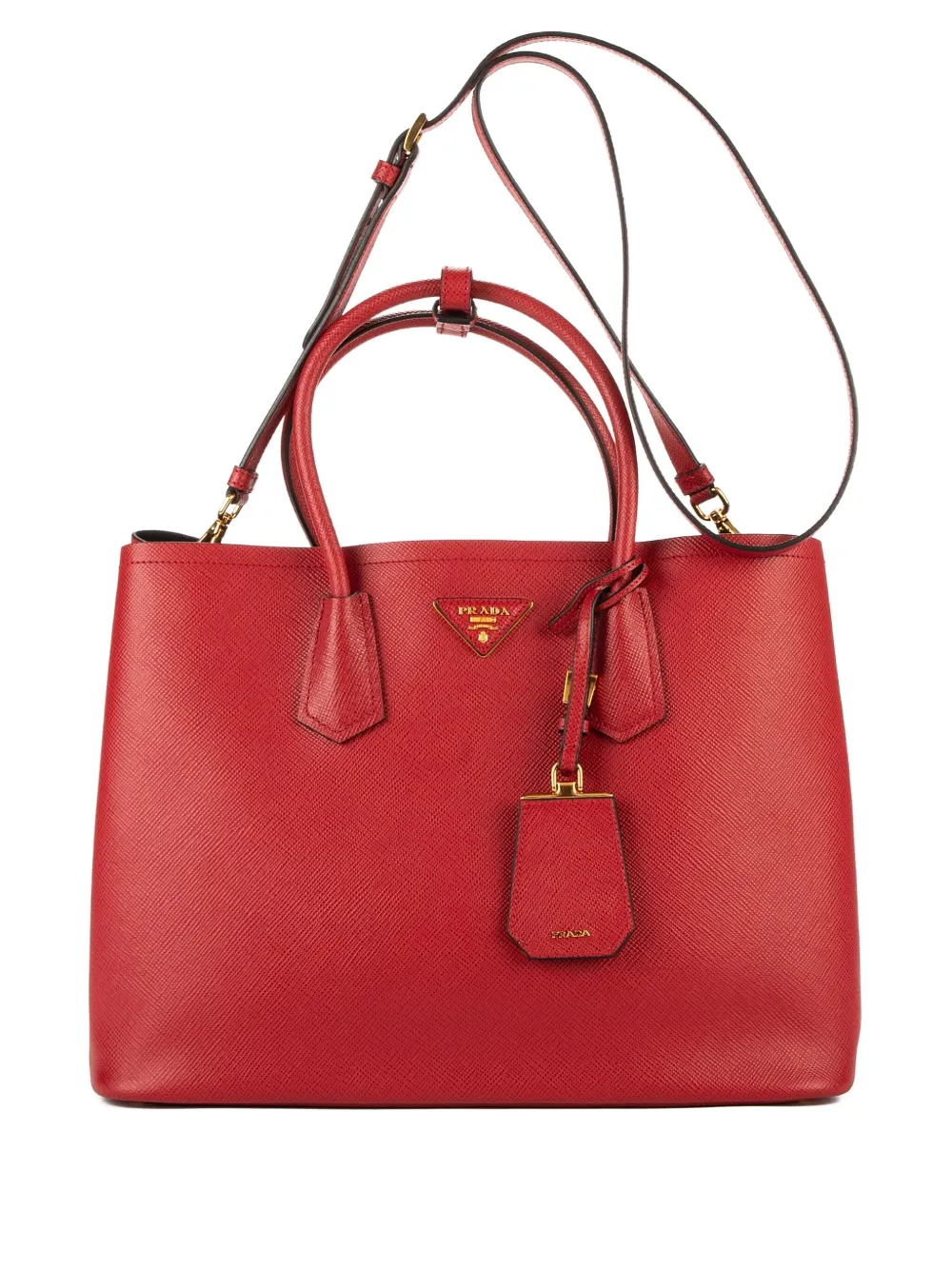 Prada Pre-Owned leather tote bag - Red