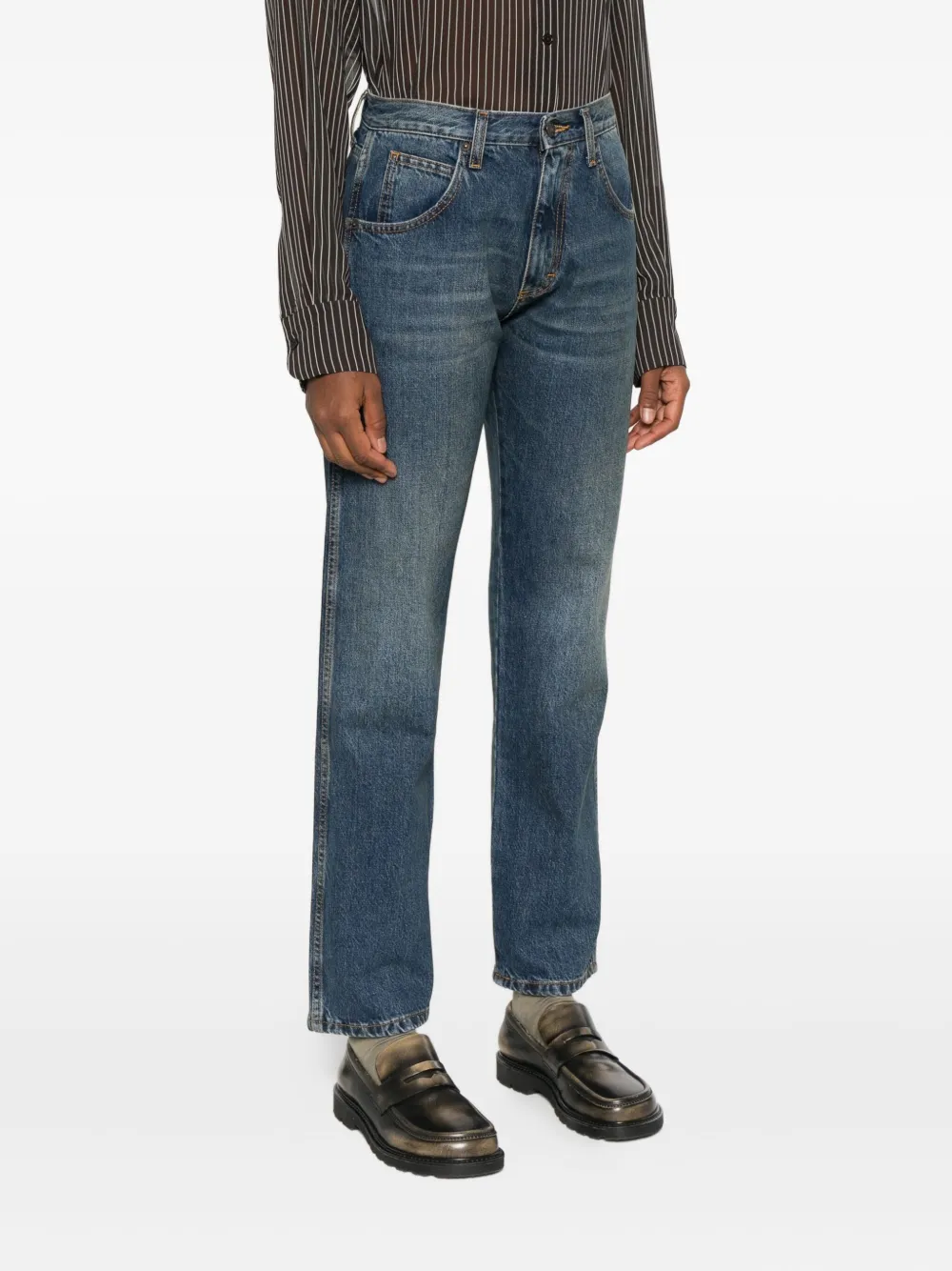 6397 Dark-wash Jeans In Blue