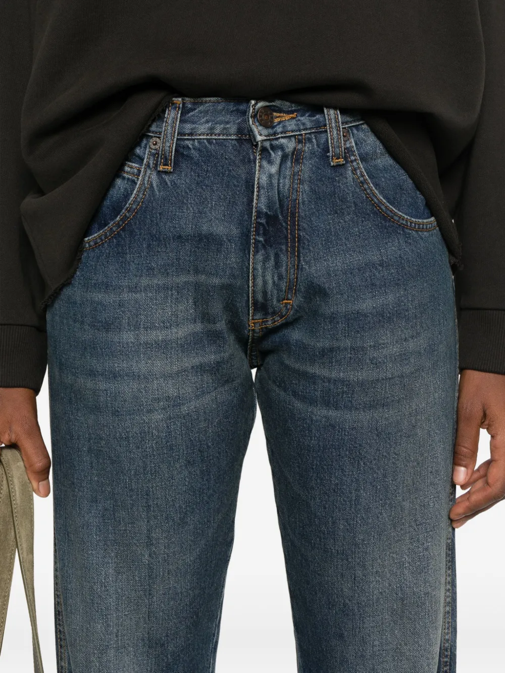 6397 Dark-wash Jeans In Blue