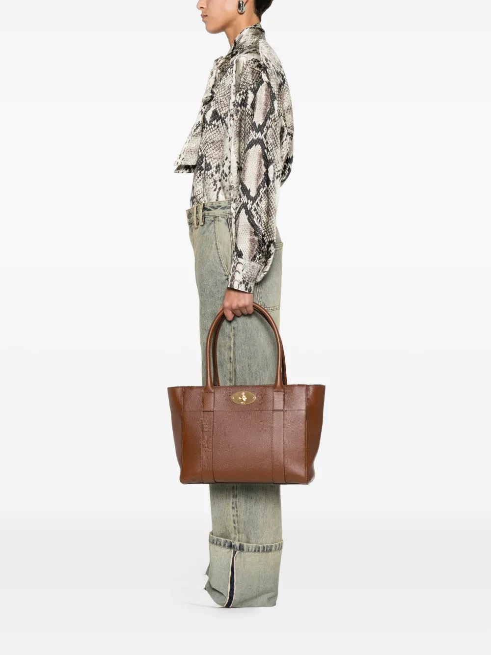 Mulberry Kleine Bayswater 9 To 5 shopper - Bruin