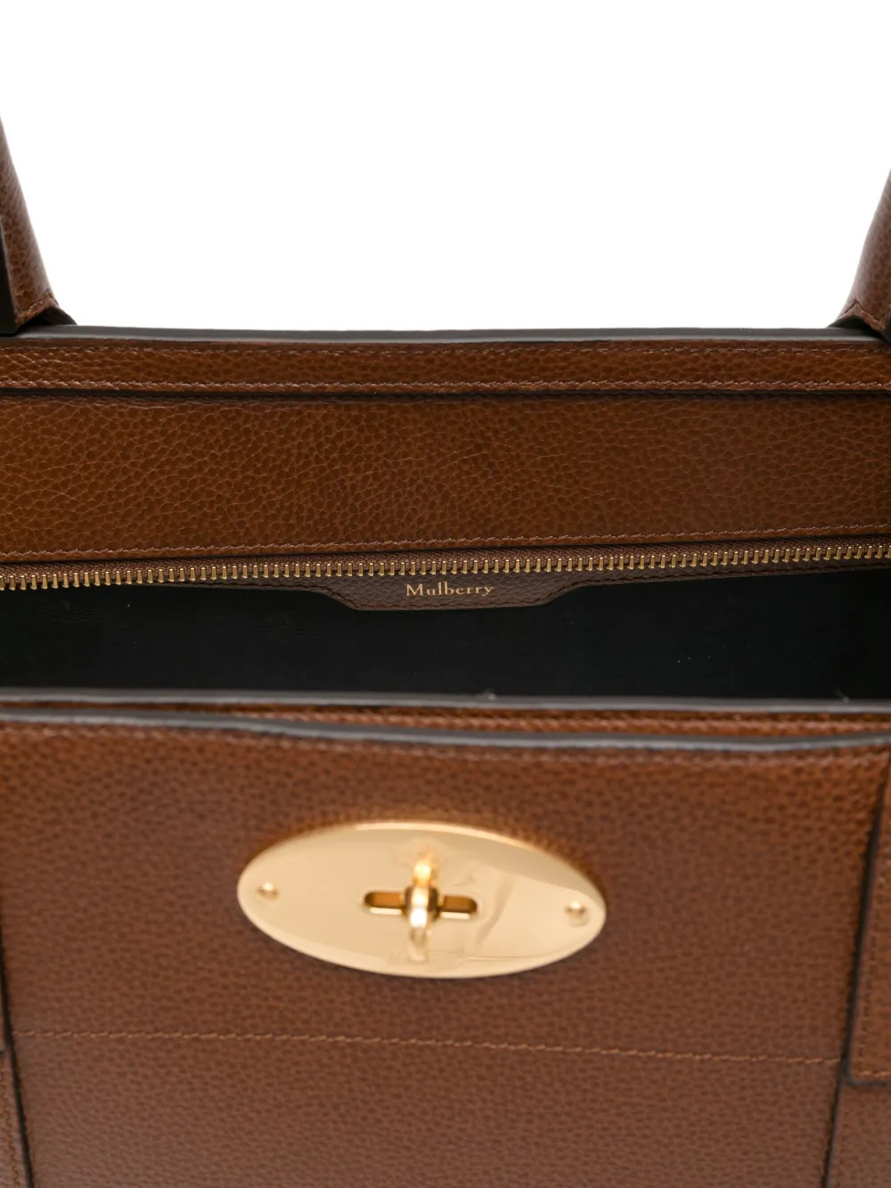 Mulberry Leather Bayswater 9 To 5 Tote Bag In Brown