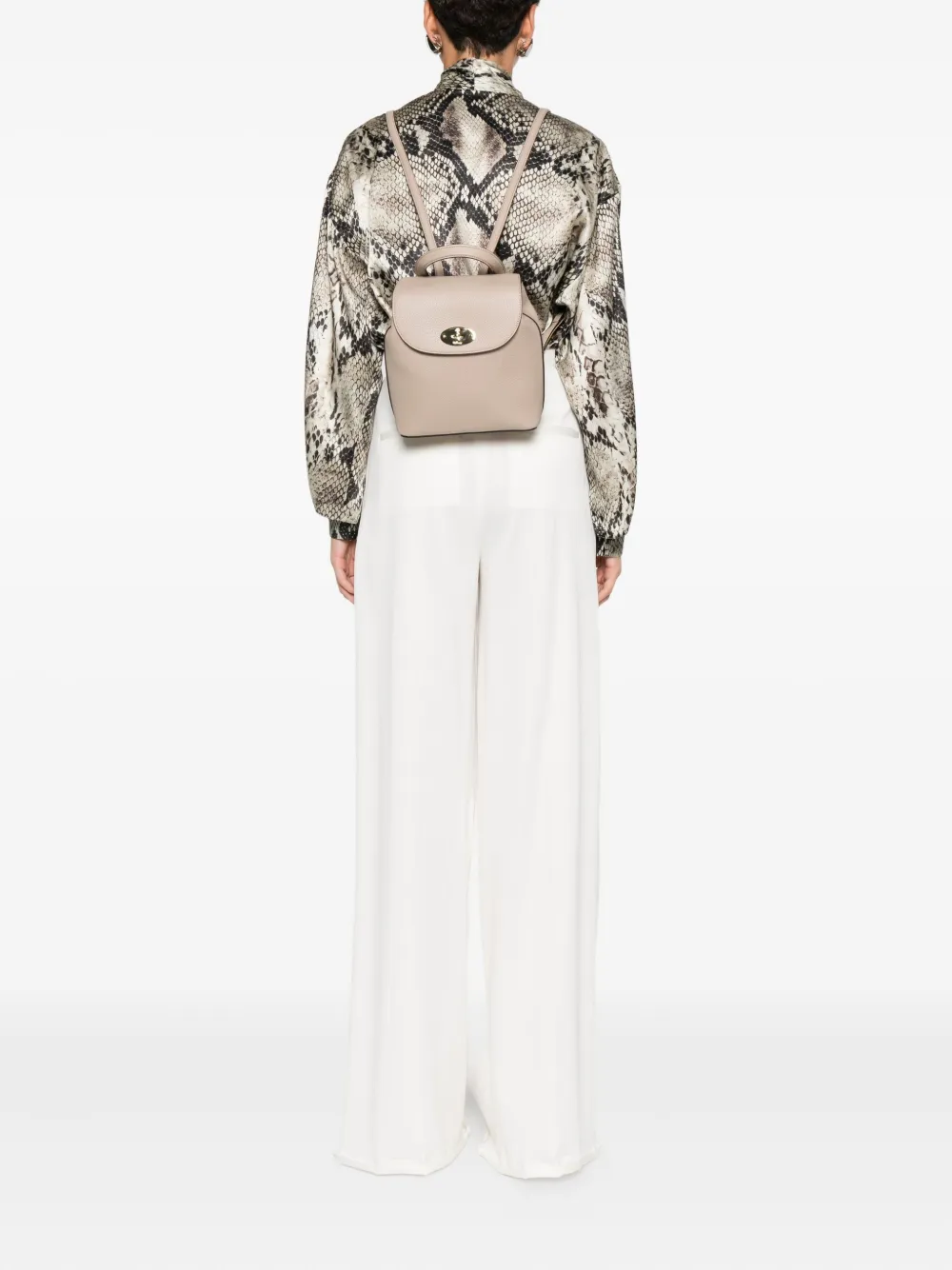 Mulberry Bayswater kleine rugzak - Beige
