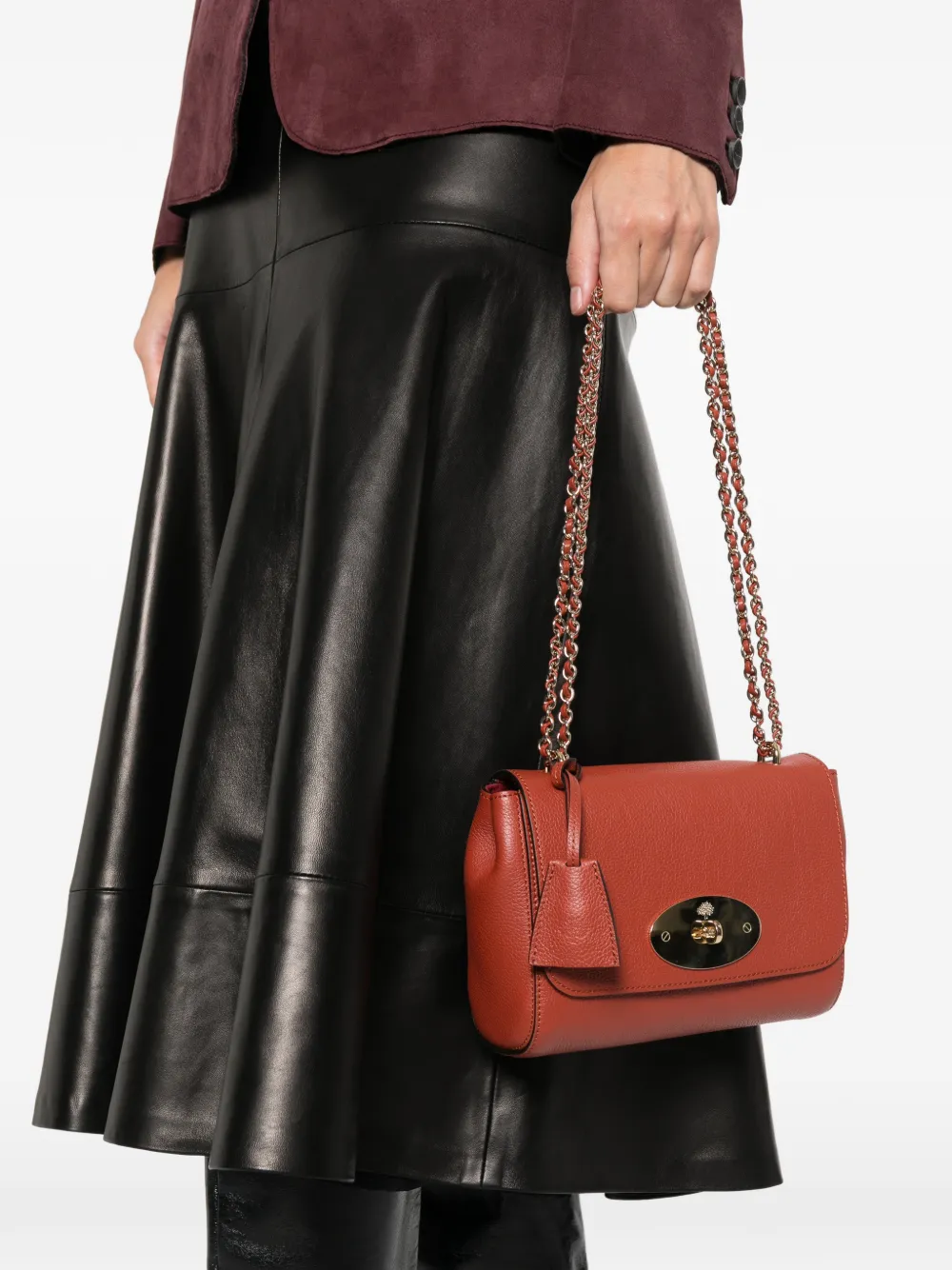 Mulberry Lily kleine schoudertas - Rood