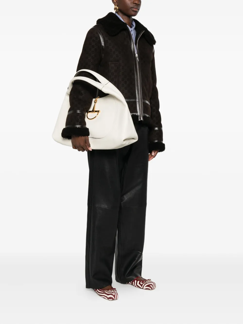 Gucci Softbit shopper - Wit