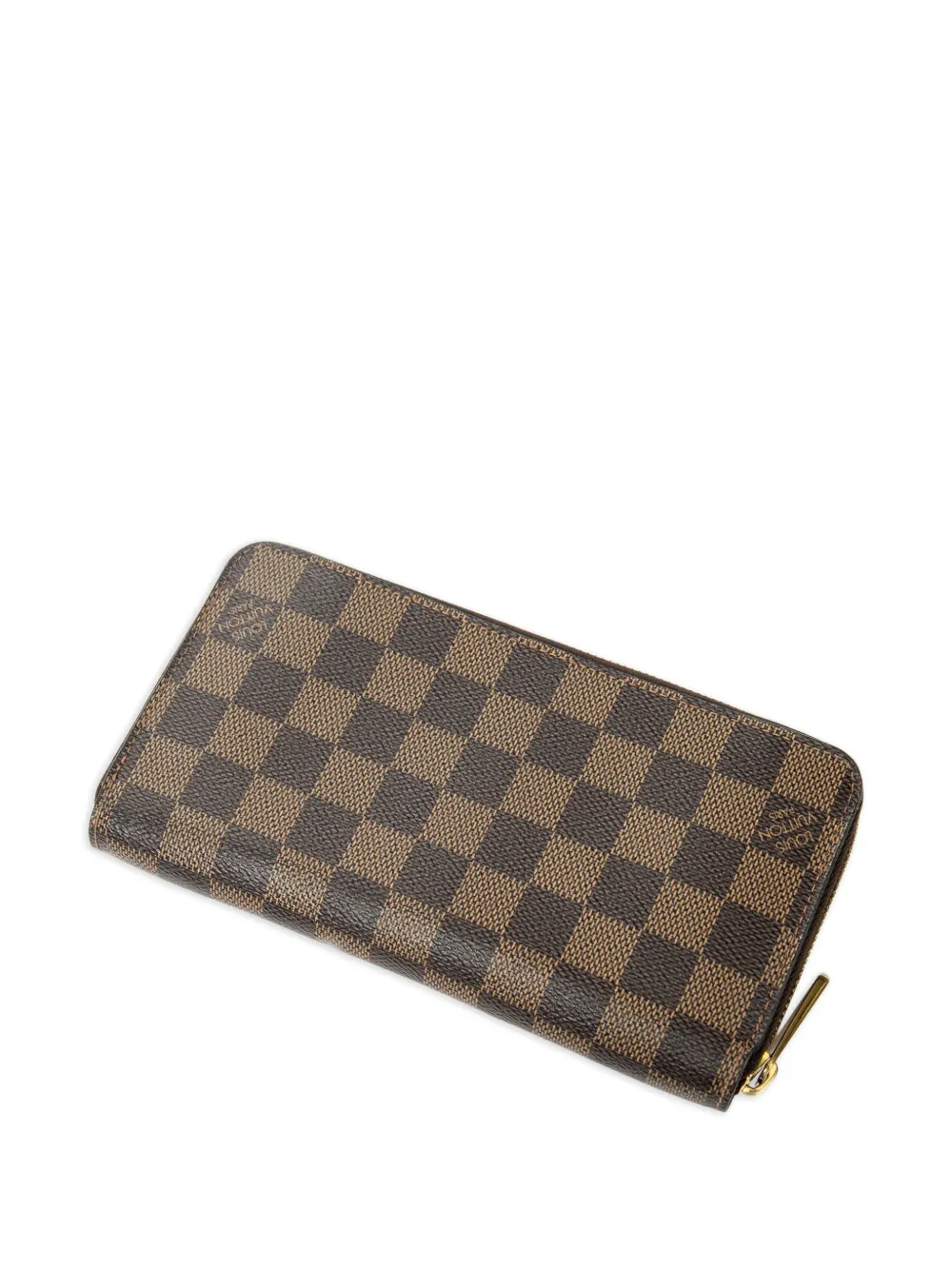 Louis Vuitton Pre-Owned Damier Ebène zip-around wallet | Brown | Image 1