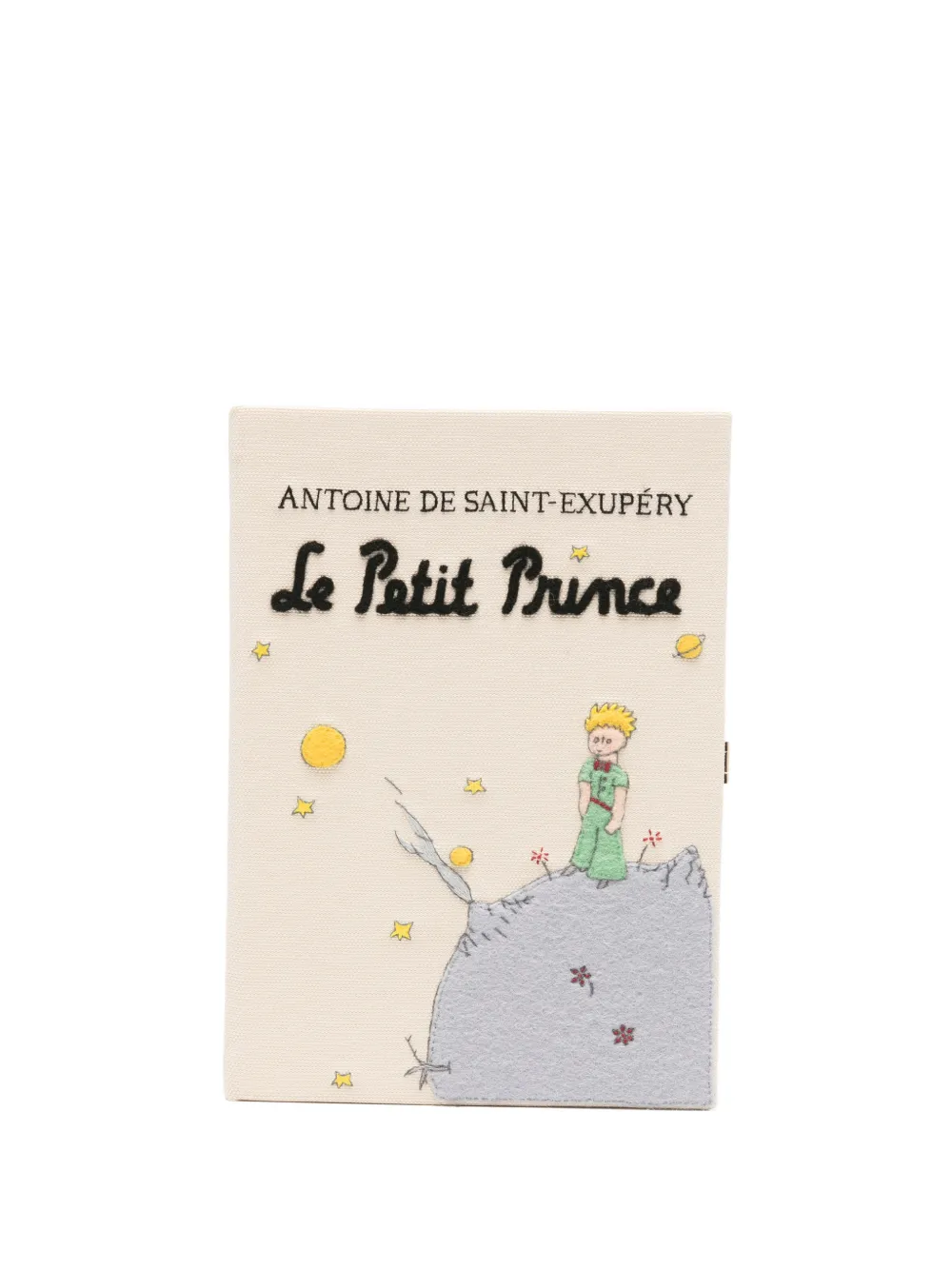 Olympia Le-Tan embroidered 'Petit Prince' mini bag - Toni neutri