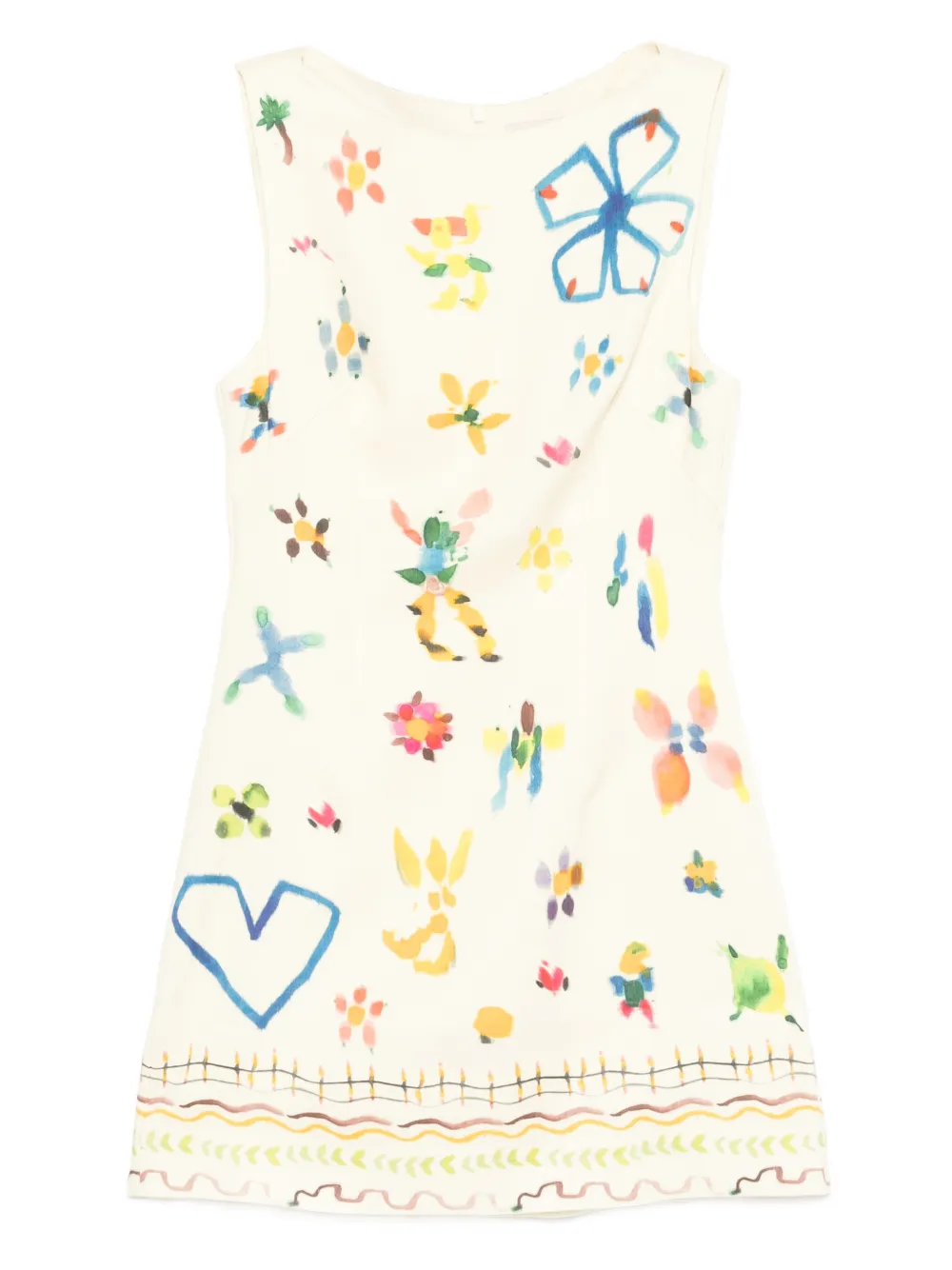 ALEMAIS Sidi floral mini dress - Giallo