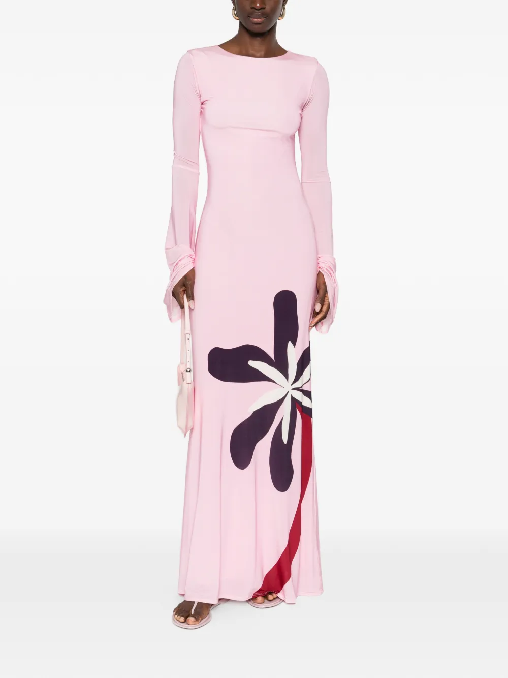 Cala de la Cruz Amay maxi dress - Roze