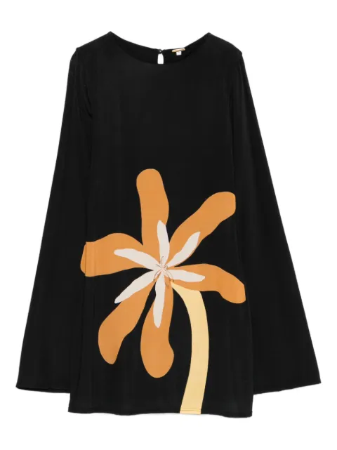 Cala de la Cruz Maisha mini-jurk met lange mouwen