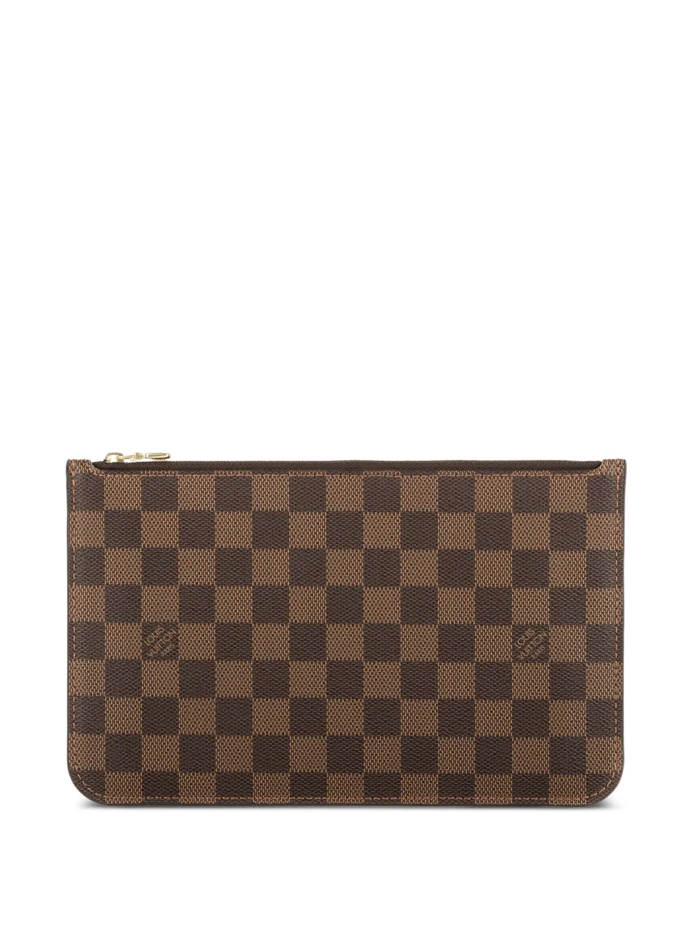 Louis Vuitton Pre-Owned Pouch Damier Ebene con zip anni 2000 - Marrone