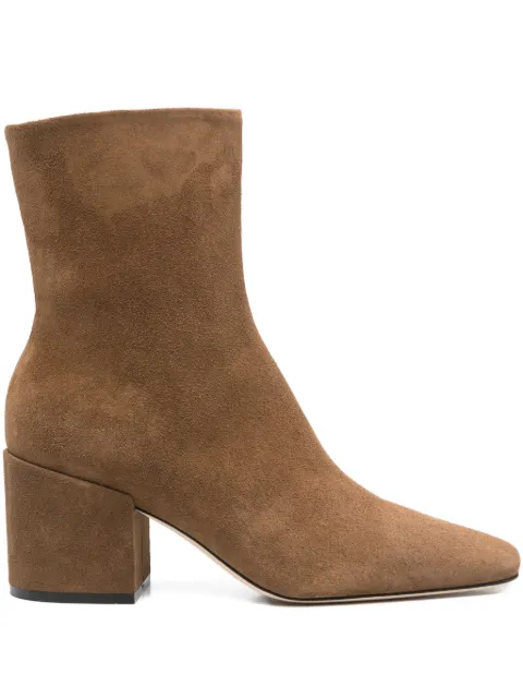 Dear Frances 75mm Alma suede leather boot