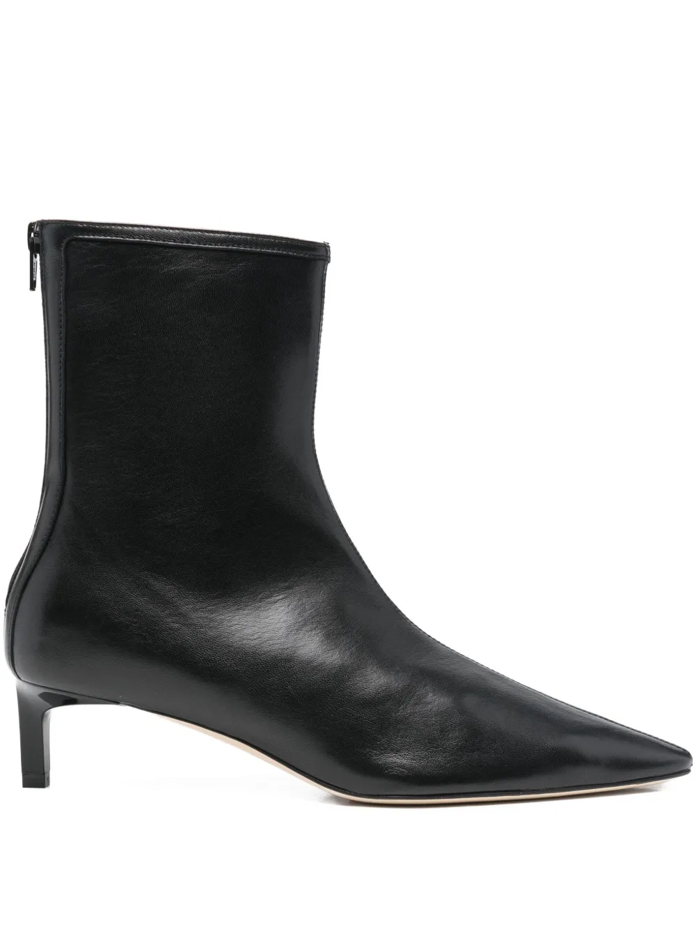 Dear Frances 40mm pointed leather bootie | negro | Image 1