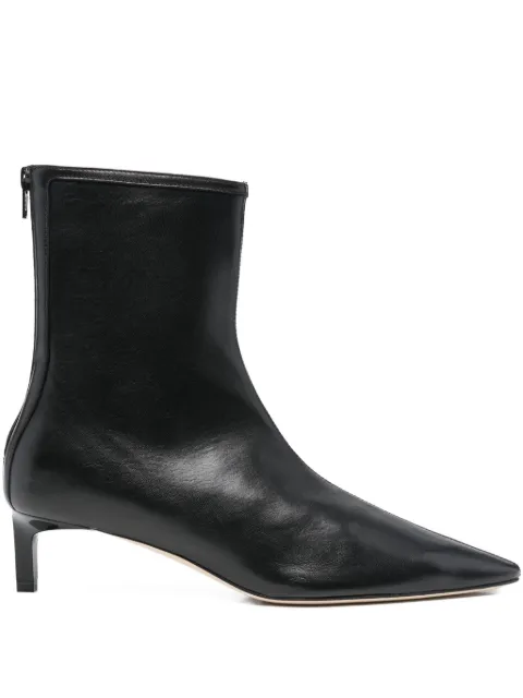 Dear Frances 40mm pointed leather bootie