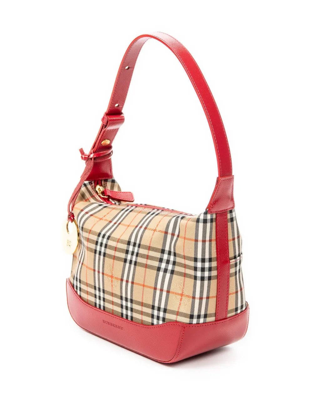 Check-Pattern Shoulder Bag