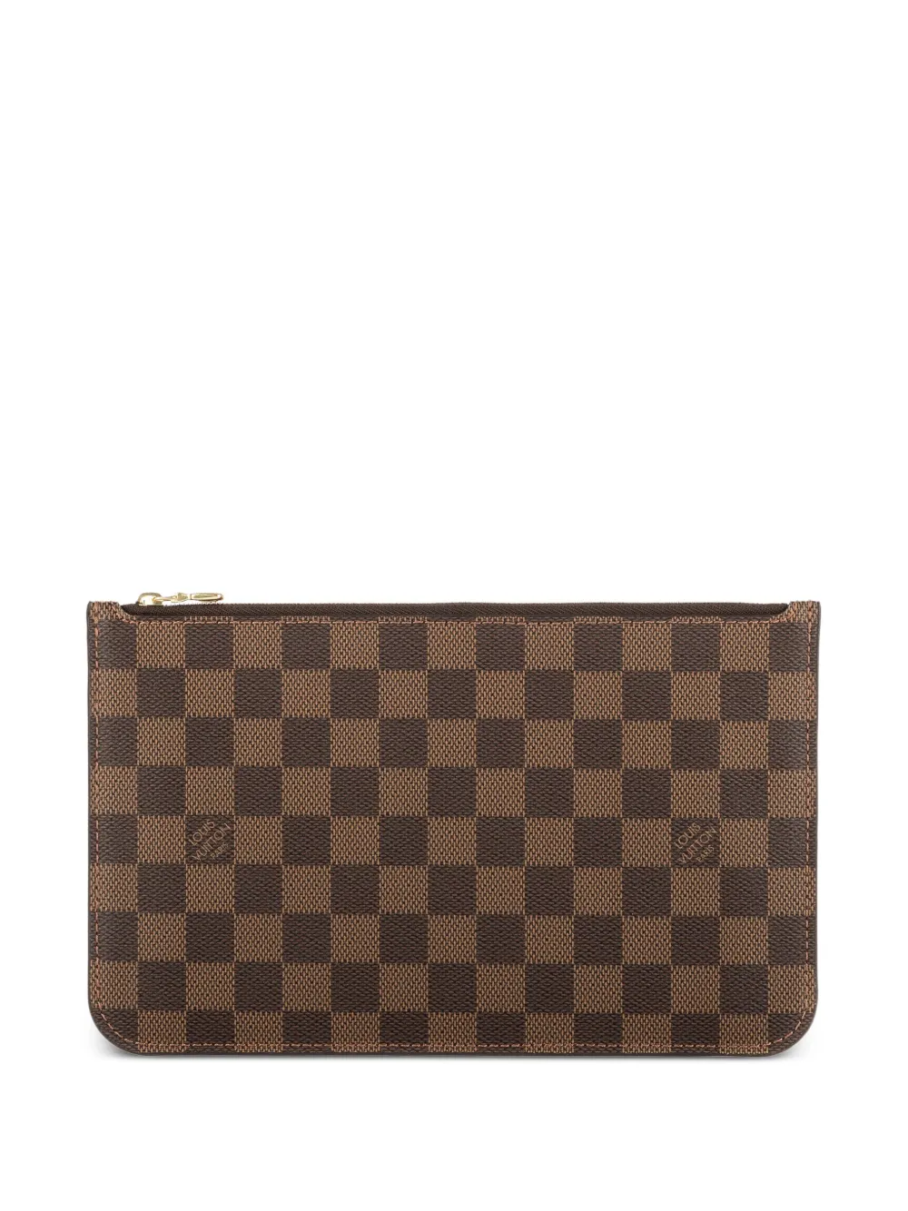 Louis Vuitton Pre-Owned Pouch Damier Ebène con zip - Marrone