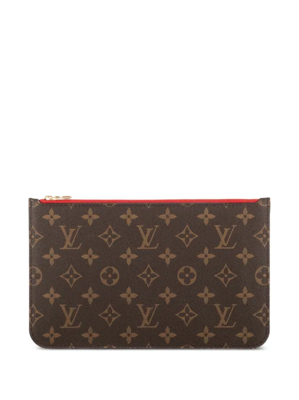 Louis Vuitton Pre-owned Monogram Zip Pouch in Brown