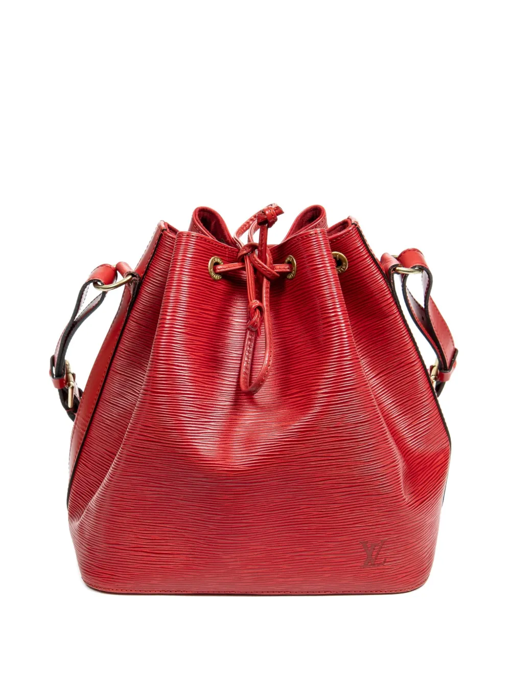 Louis Vuitton Pre-Owned Borsa a secchiello con monogramma goffrato anni '90 - Rosso