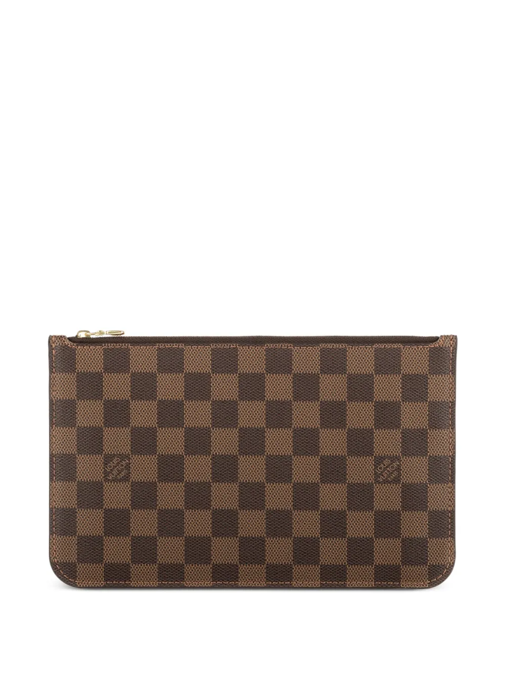 Louis Vuitton Pre-Owned Pouch Damier Azur con zip anni 2000 - Marrone