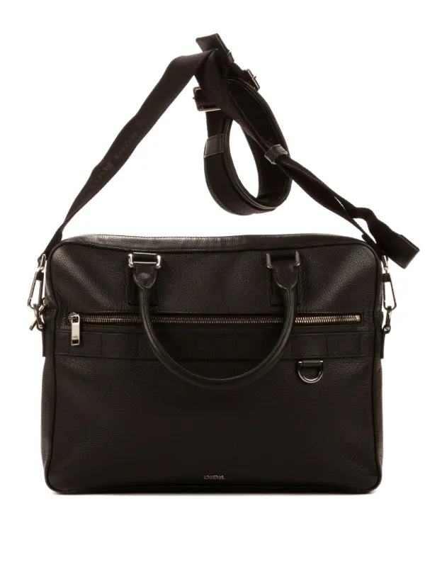 Dior Pre-owned Leather Briefcase in Black