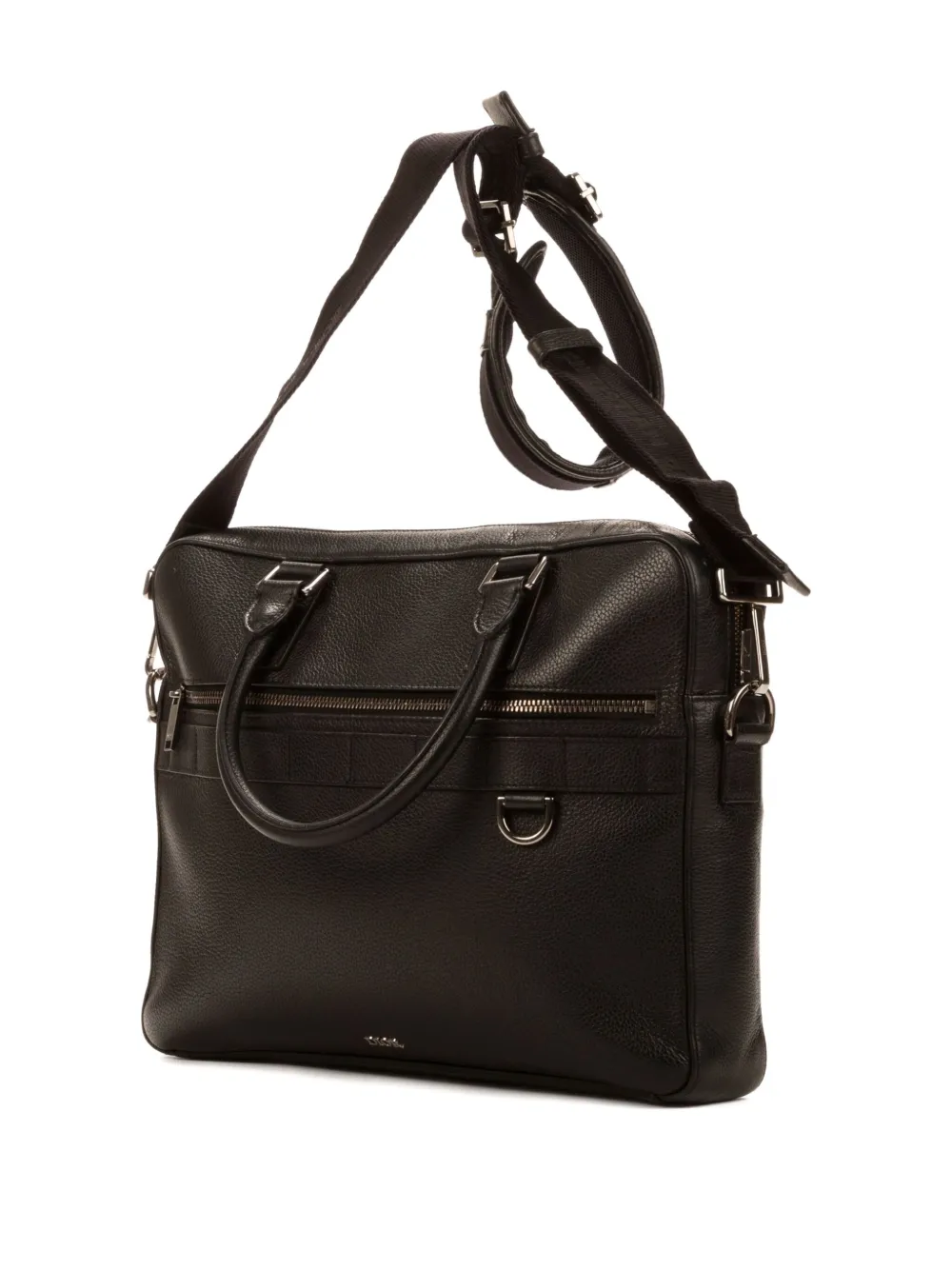 Dior Pre-owned Leather Briefcase in Black, view 3