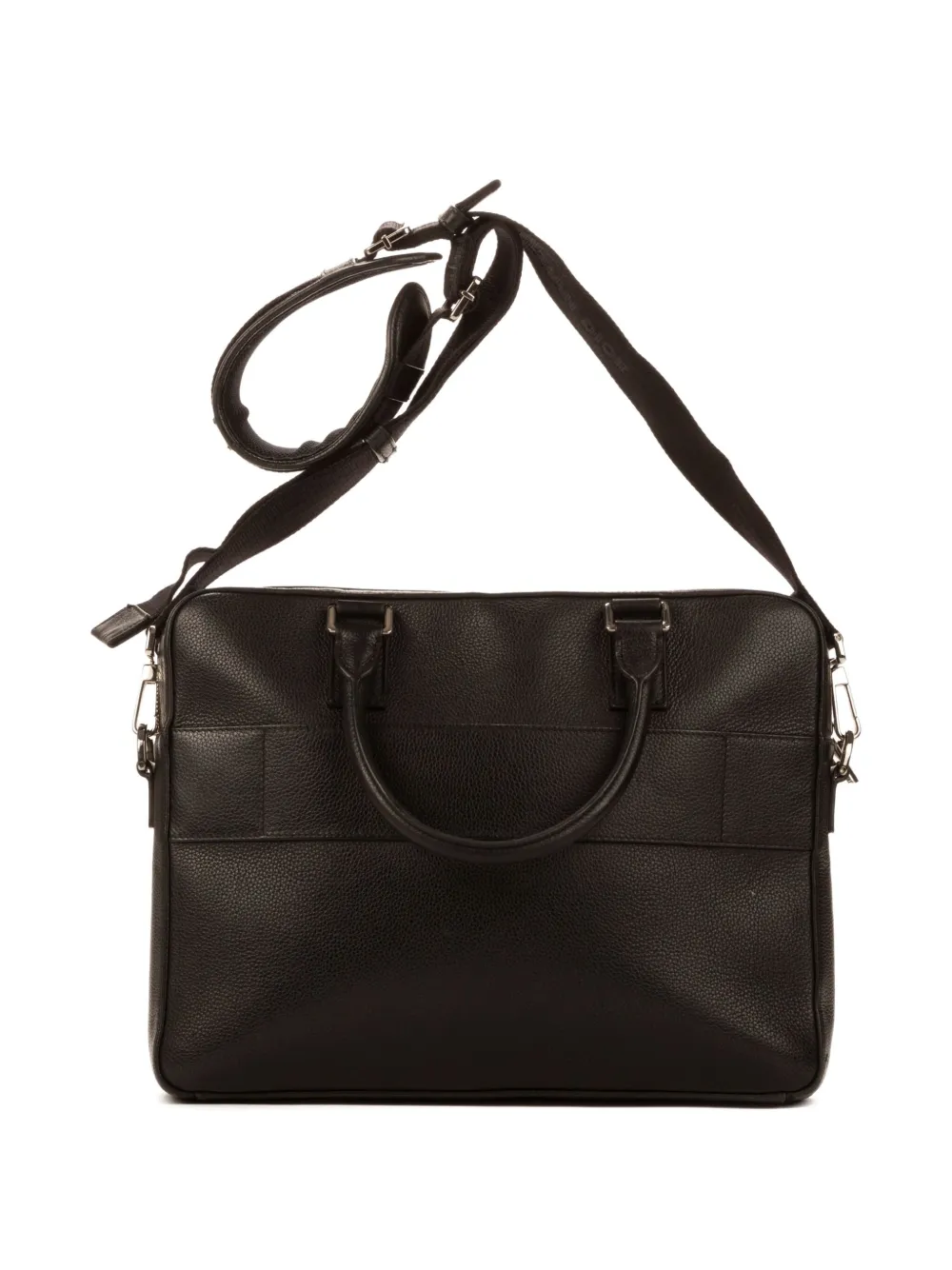 Dior Pre-owned Leather Briefcase in Black, view 2