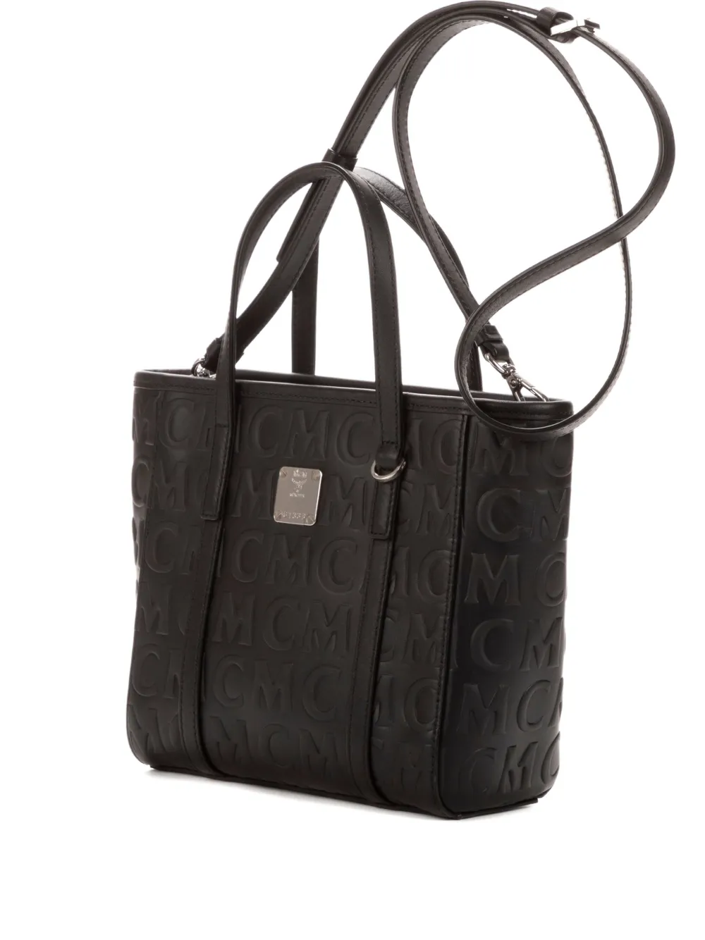  Mcm Pre-owned Logo-embossed Tote Bag - Black 